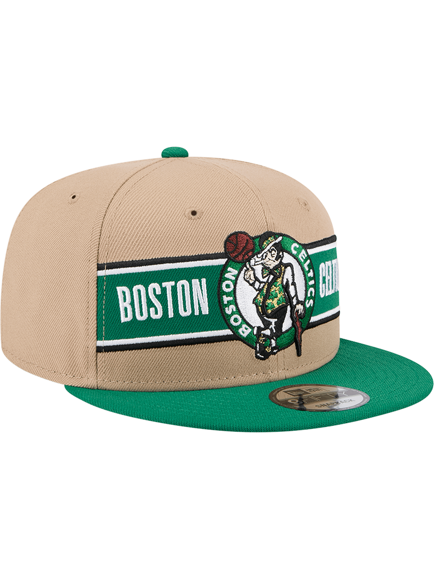 New Era Caps Boston Celtics New Era NBA 24 Draft 9FIFTY Snapback Hat - Tan