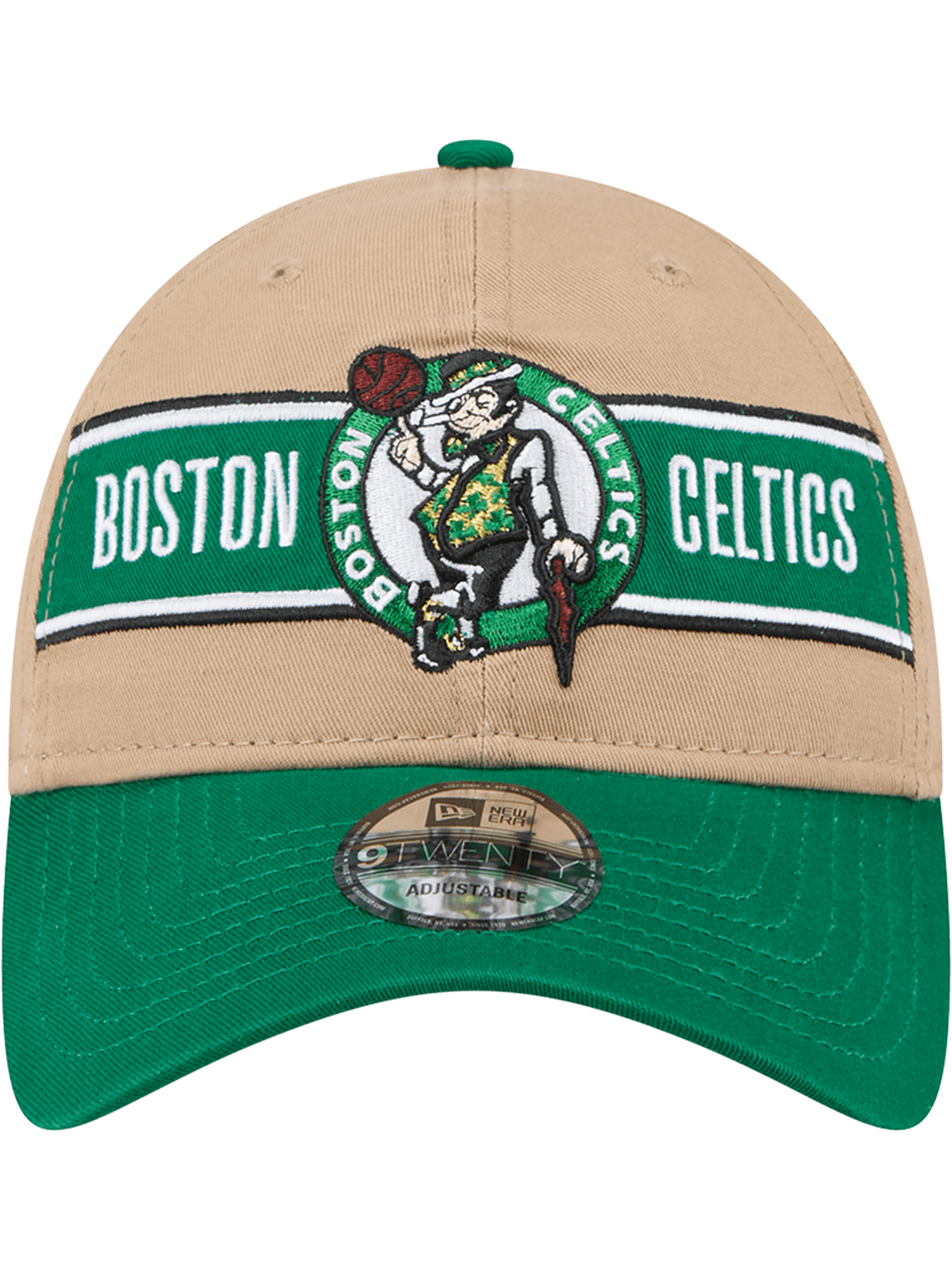 New Era Caps Boston Celtics New Era NBA 24 Draft 9TWENTY Strapback Hat - Tan