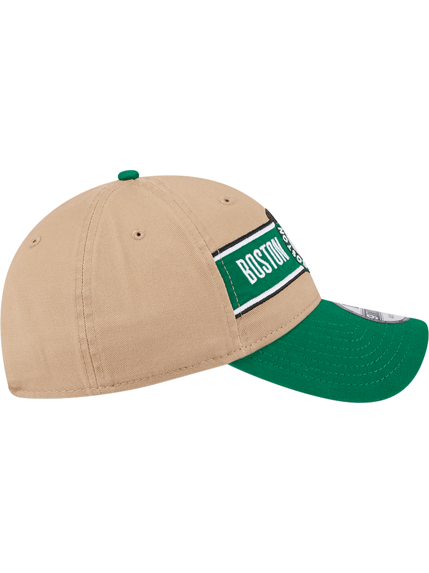 New Era Caps Boston Celtics New Era NBA 24 Draft 9TWENTY Strapback Hat - Tan