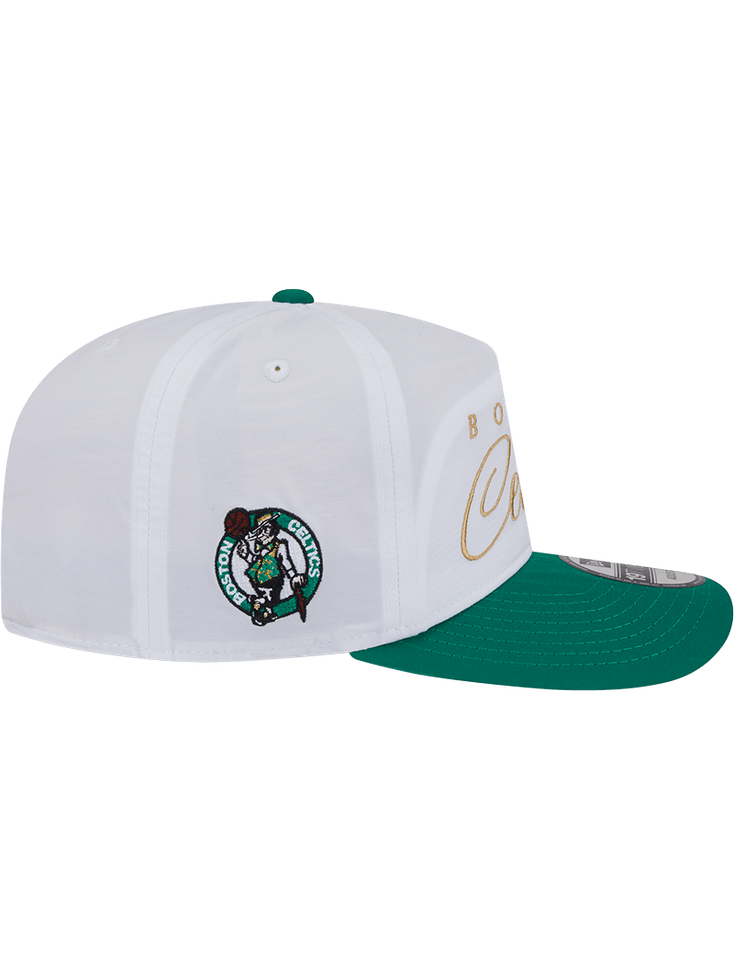 New Era Caps Boston Celtics New Era NBA 25 Draft 19TWENTY A-Frame Pre-Curved Hat - White