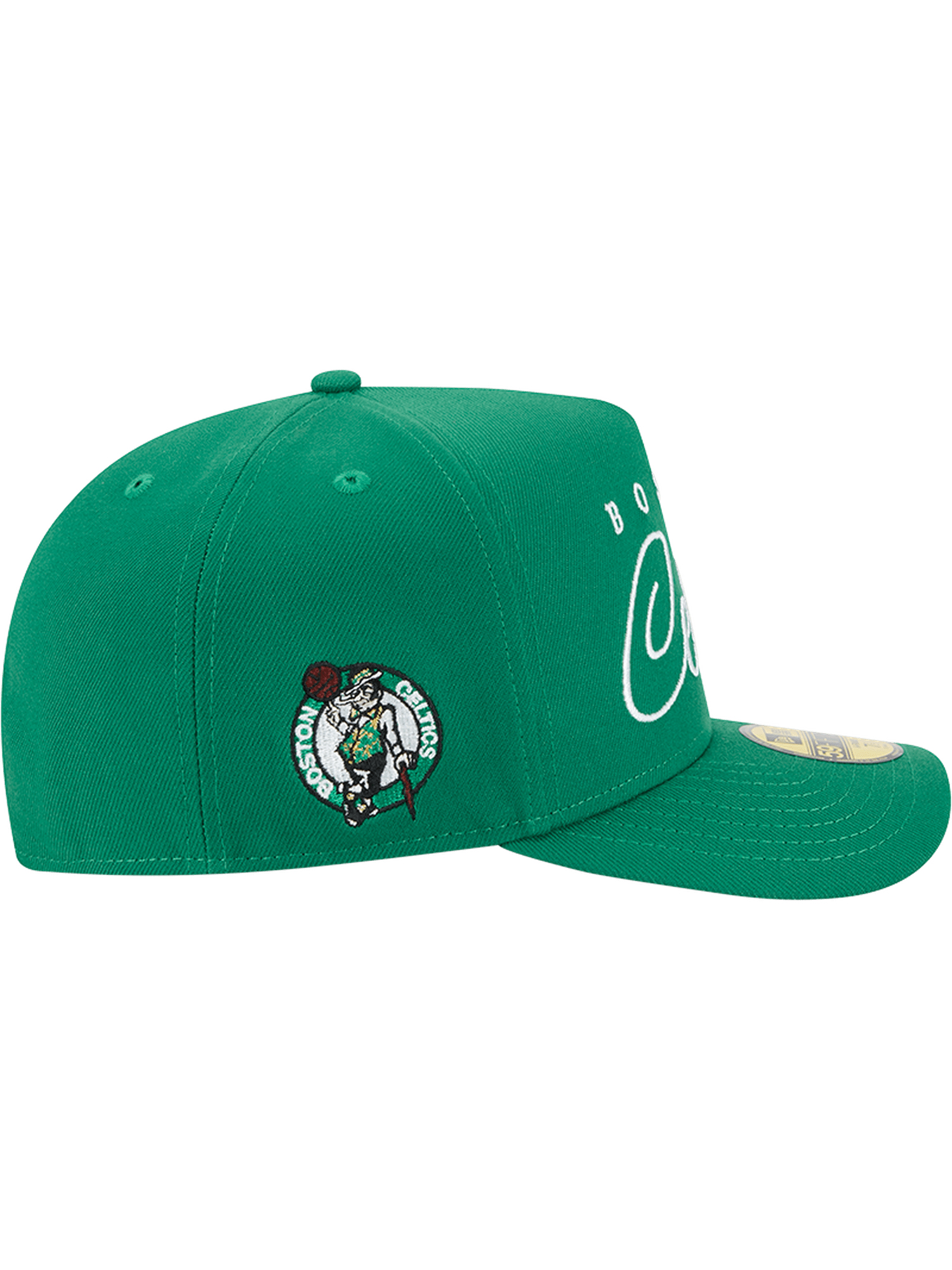 New Era Caps Boston Celtics New Era NBA 25 Draft 59FIFTY A-Frame Pre-Curved Fitted Hat - Green