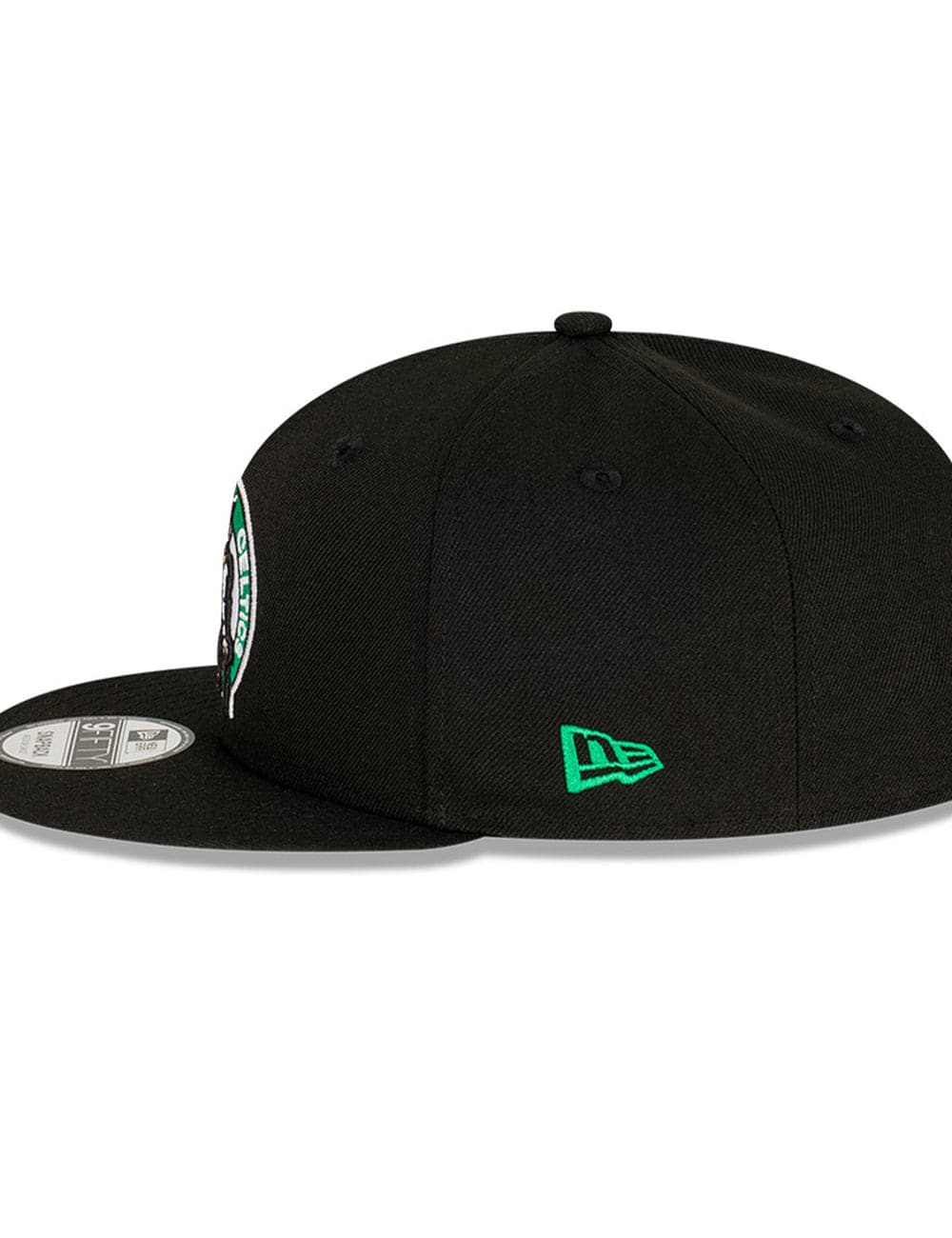 New Era Caps Boston Celtics New Era NBA Champs Patch 9FIFTY Snapback Hat - Black