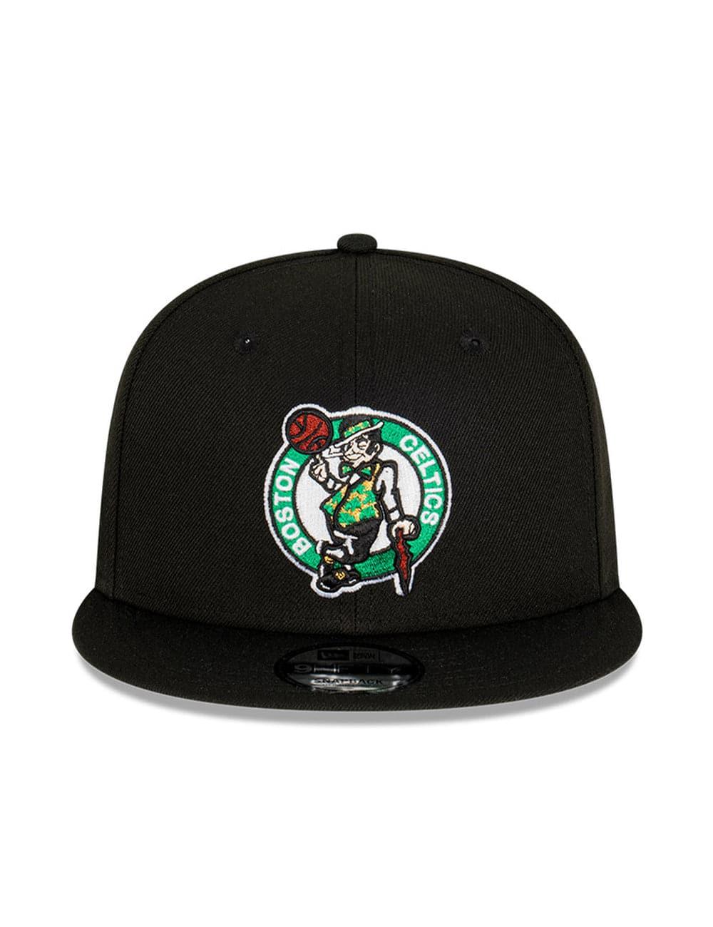 New Era Caps Boston Celtics New Era NBA Champs Patch 9FIFTY Snapback Hat - Black