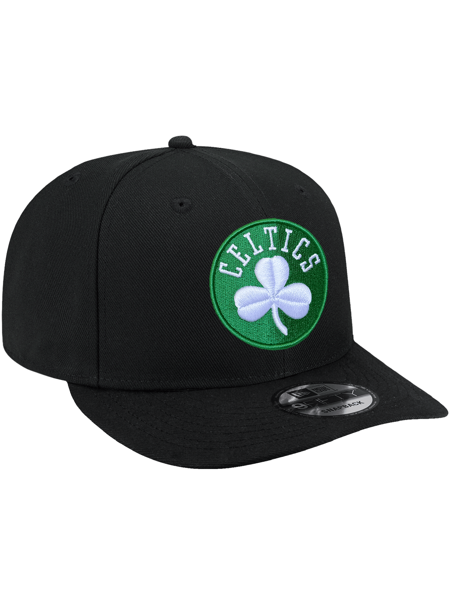 New Era Caps OSFA Boston Celtics New Era NBA Team 9FIFTY Pre-Curved Snapback Hat - Black