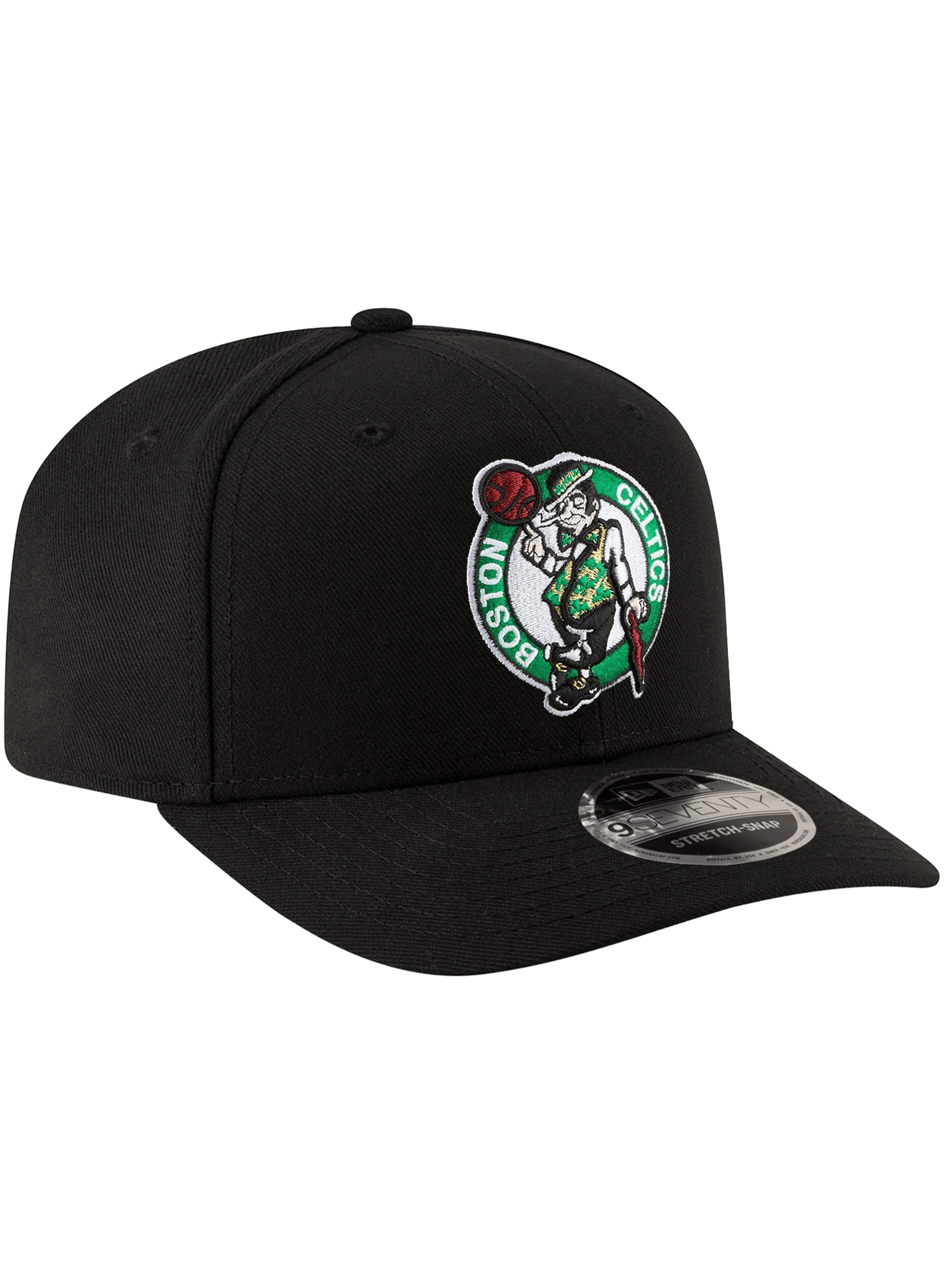 New Era Caps OSFA Boston Celtics New Era NBA Team 9SEVENTY Stretch-Snapback Hat - Black