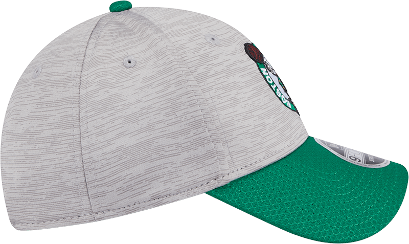 New Era Caps Boston Celtics New Era NBA Team Active Digi-Tech 9FORTY Snapback Hat - Graphite Grey
