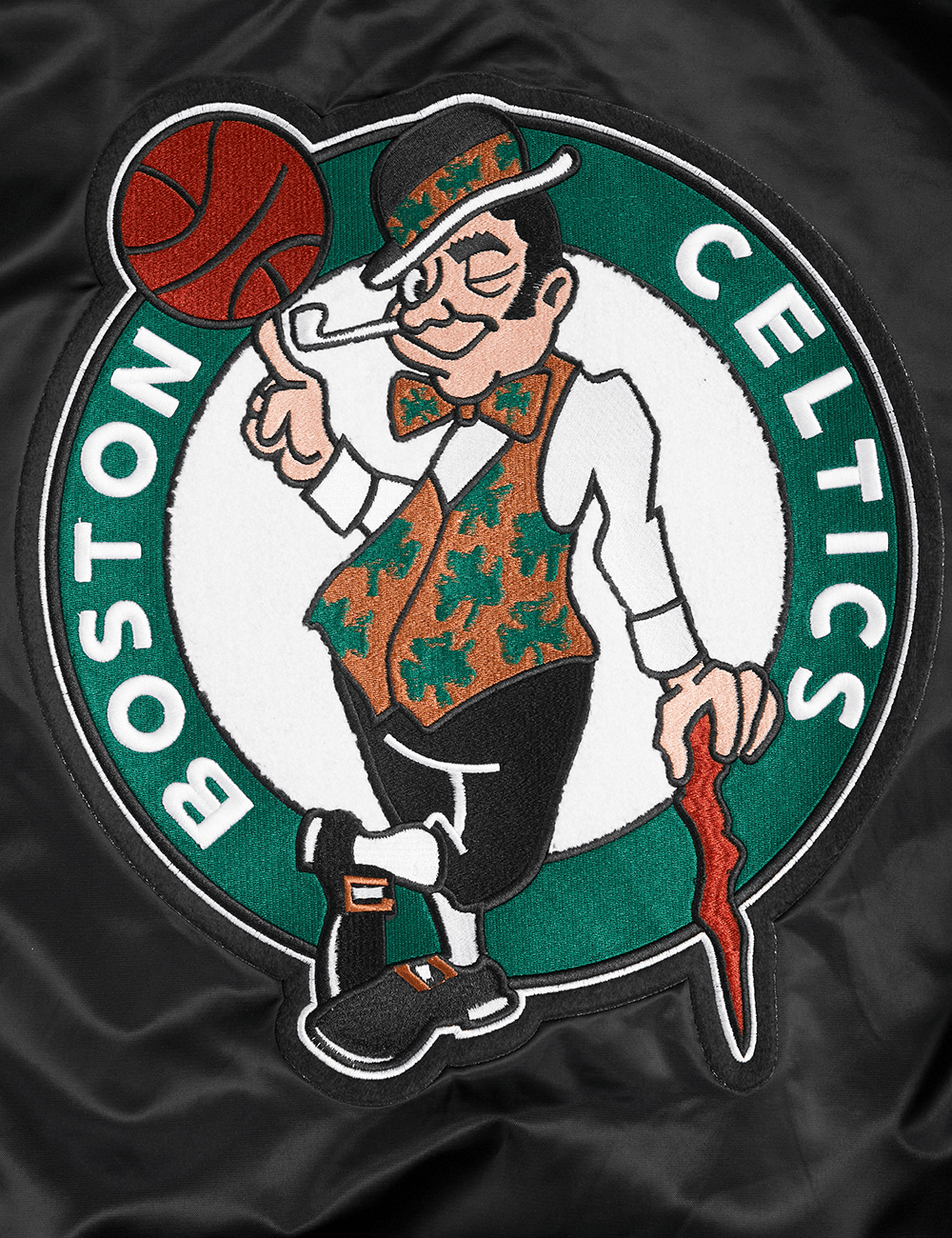 Pro Standard Jackets Boston Celtics Pro Standard NBA Retro Classic Lightweight Satin Jacket - Black