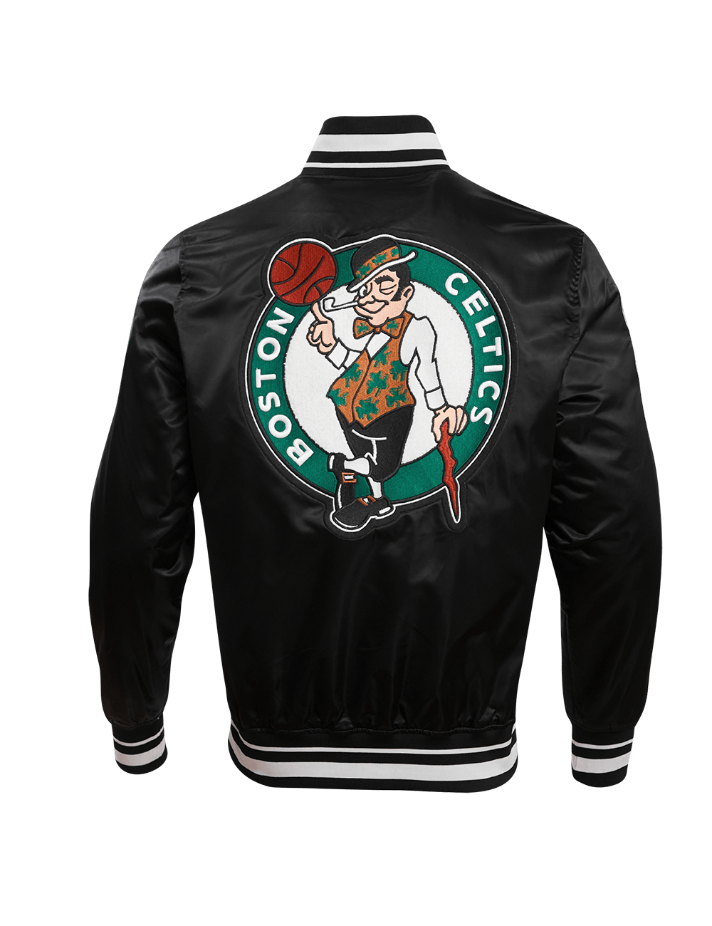 Pro Standard Jackets Boston Celtics Pro Standard NBA Retro Classic Lightweight Satin Jacket - Black