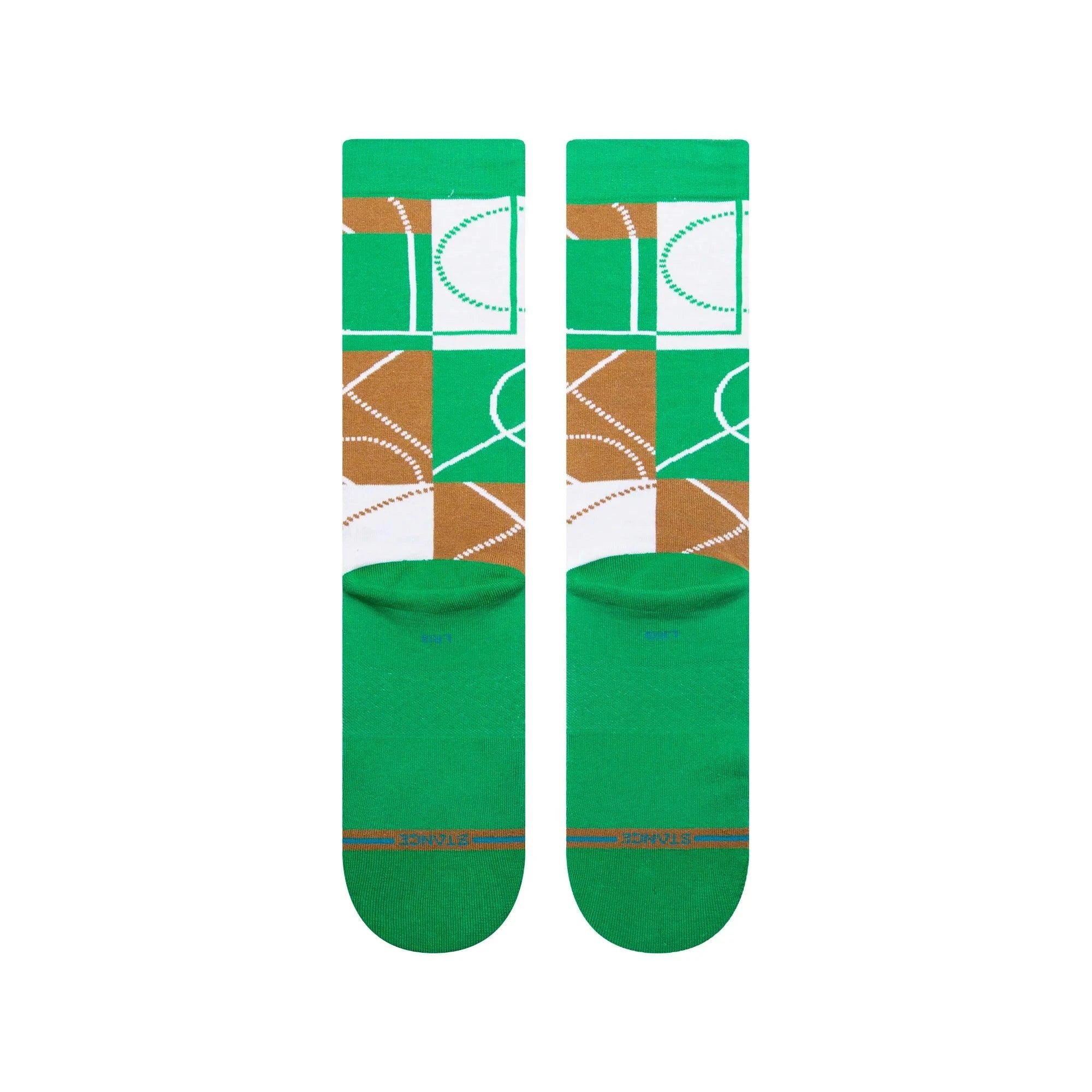 Stance Socks Large (9-12 US) Boston Celtics Stance NBA Zone Crew Socks - Green
