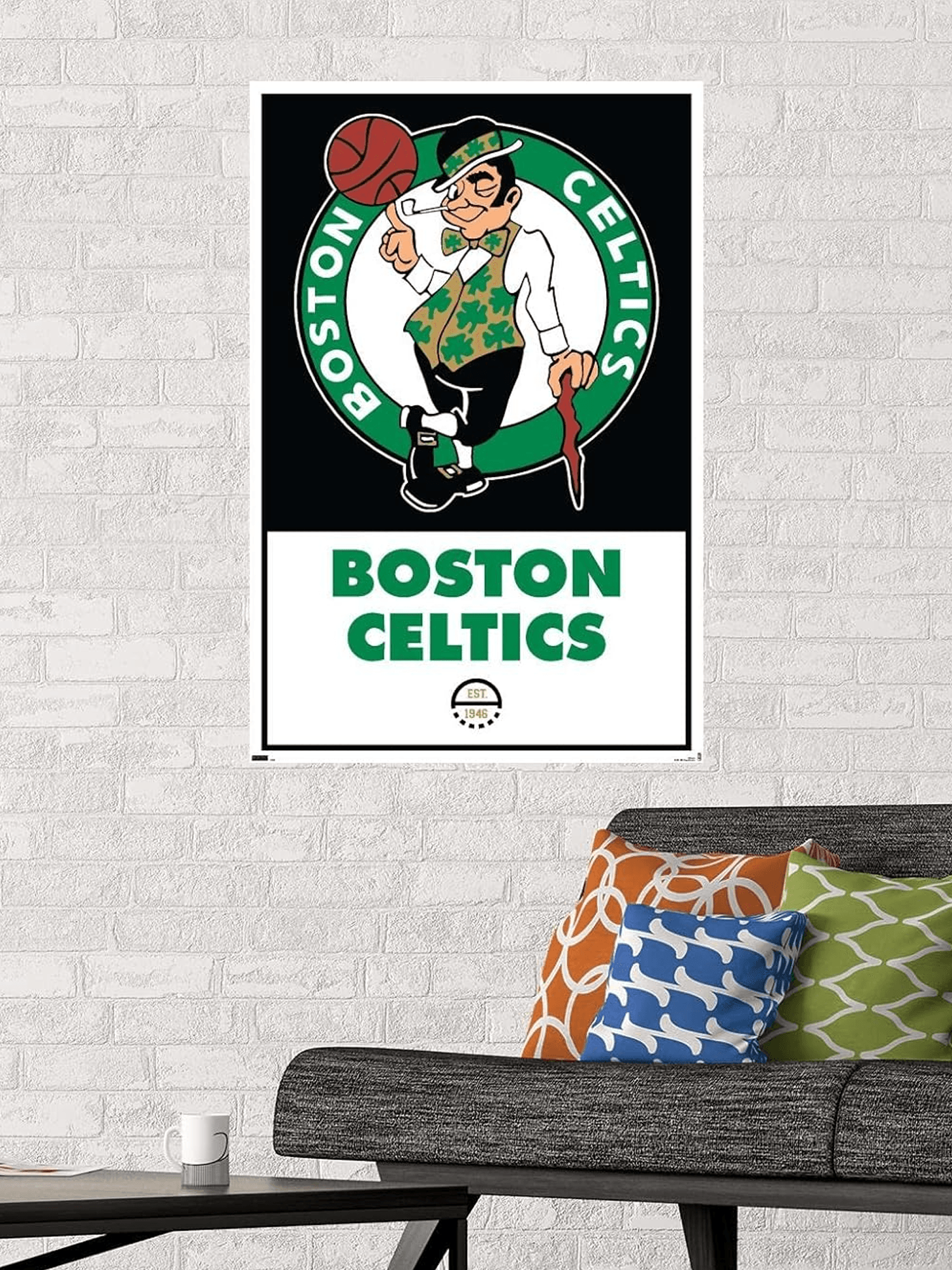 Trends International Posters Boston Celtics Trends NBA 61 x 91.5cm Logo Poster