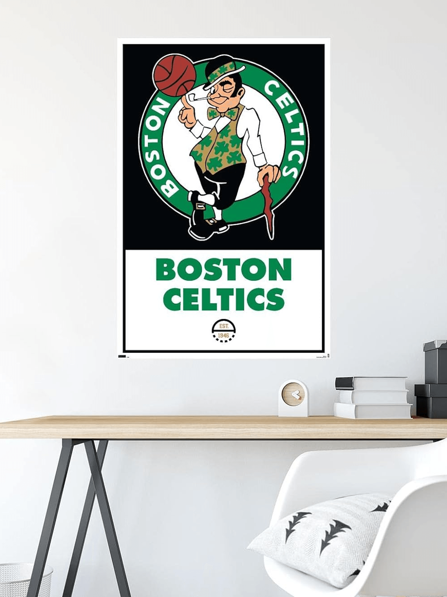 Trends International Posters Boston Celtics Trends NBA 61 x 91.5cm Logo Poster