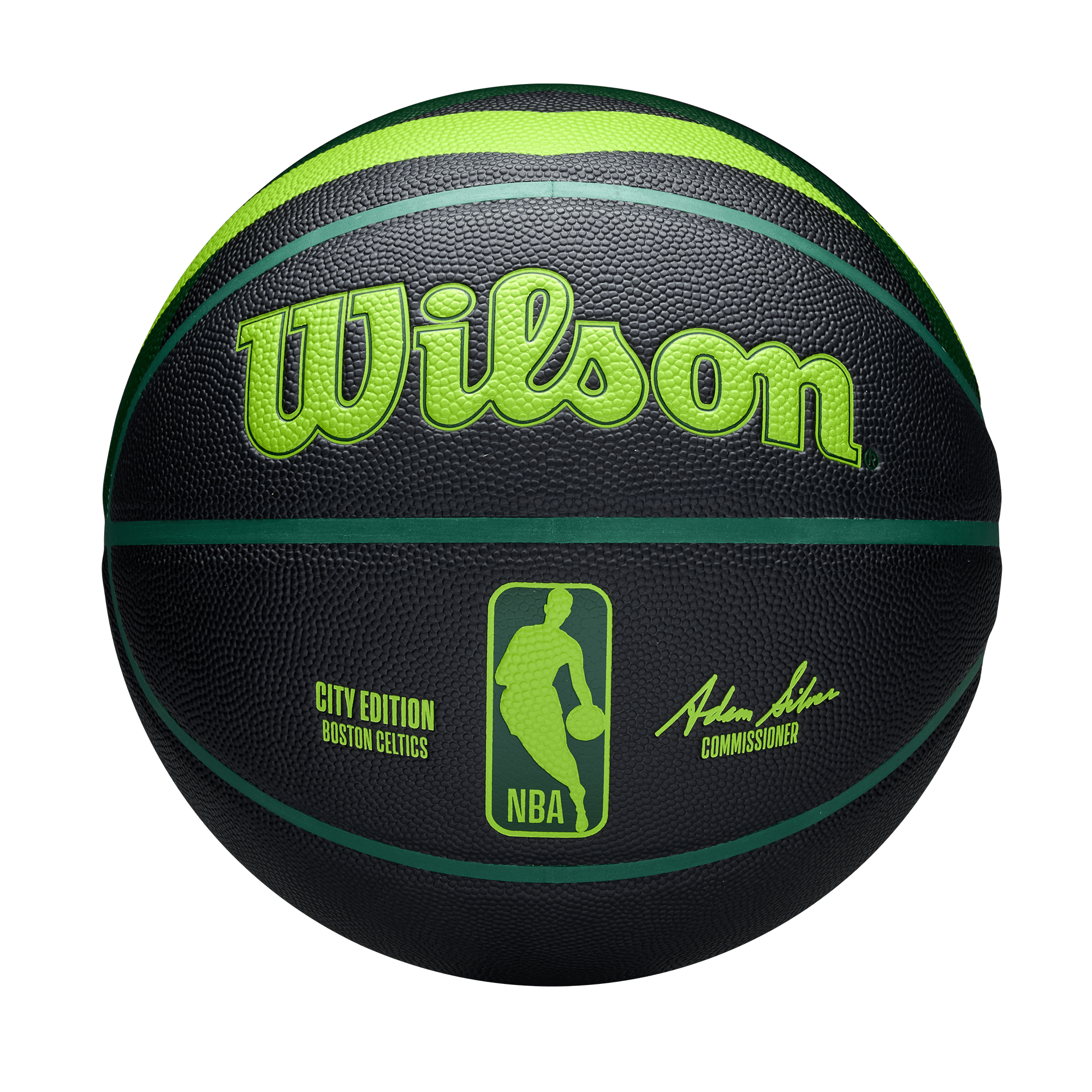 Wilson Sporting Goods Balls Boston Celtics Wilson NBA 24-25 City Edition Collector Full Size Basketball