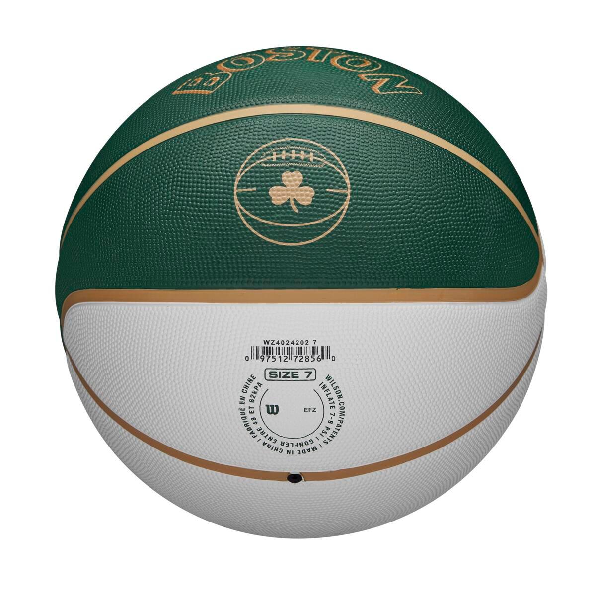 Wilson Sporting Goods Balls Boston Celtics Wilson NBA 24 City Edition Basketball Ball