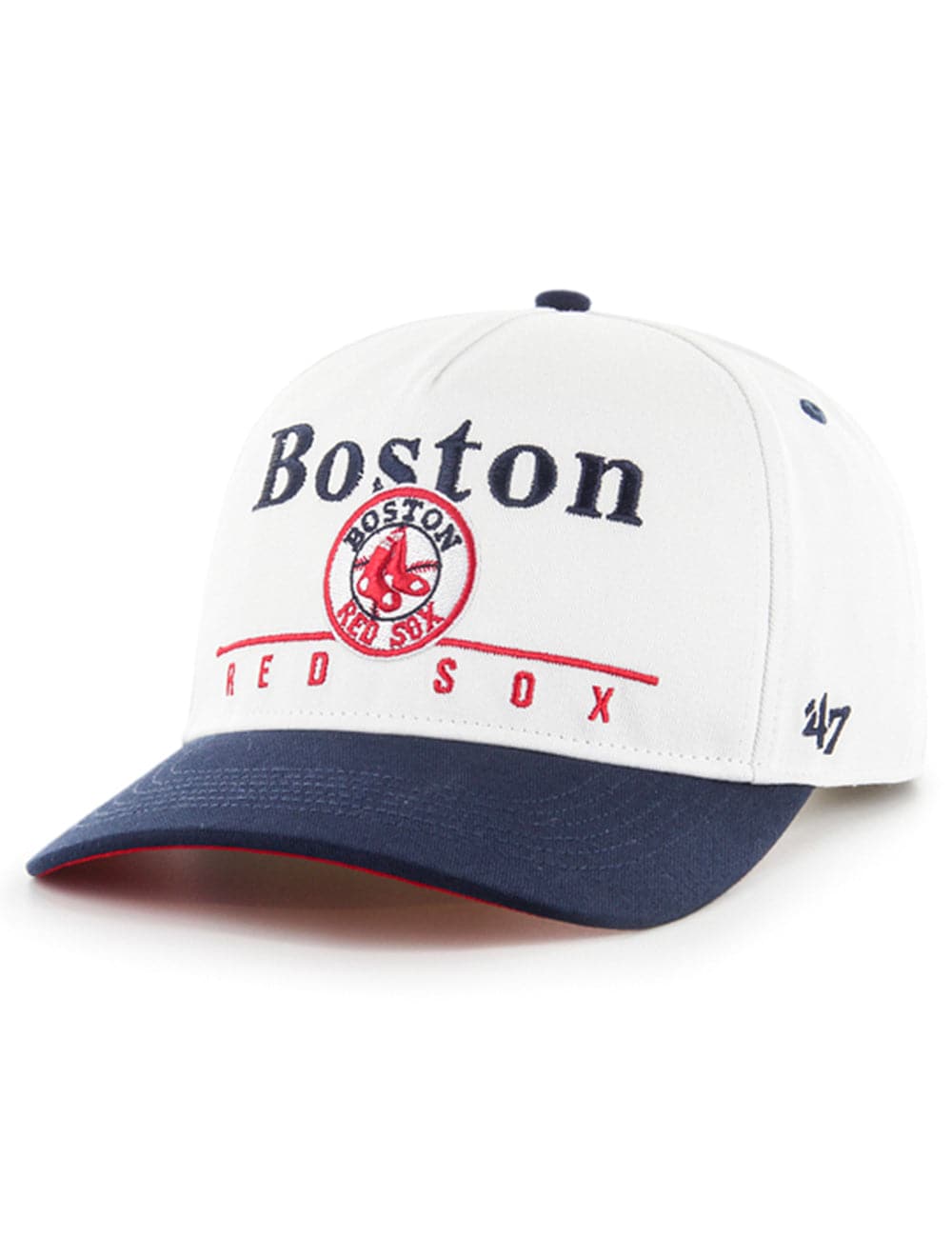 47 Brand Caps Boston Red Sox '47 MLB Cooperstown Hitch Pre-Curved Snapback Hat - White
