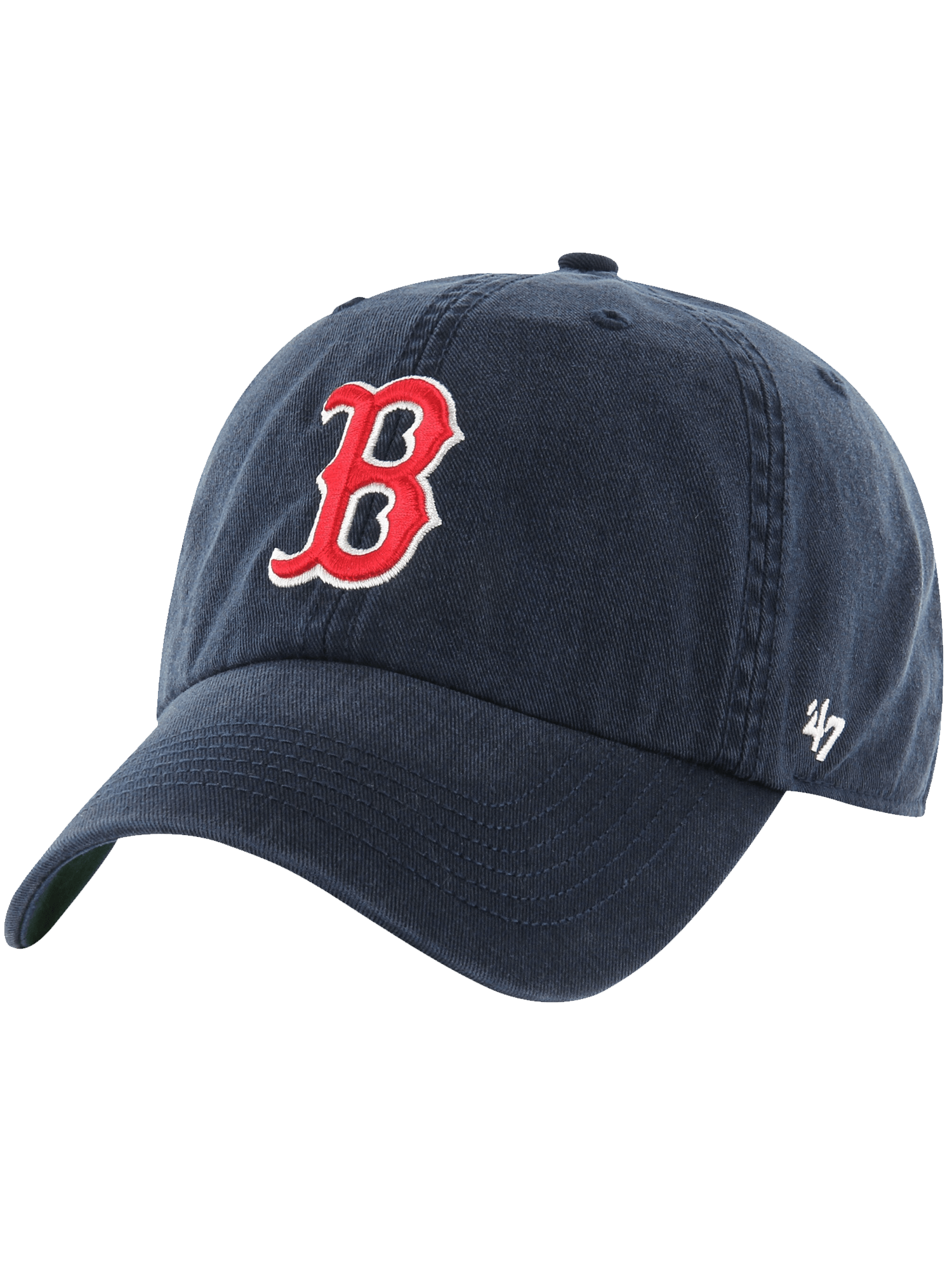 47 Brand Caps Boston Red Sox '47 MLB Team Clean Up Strapback Hat - Navy