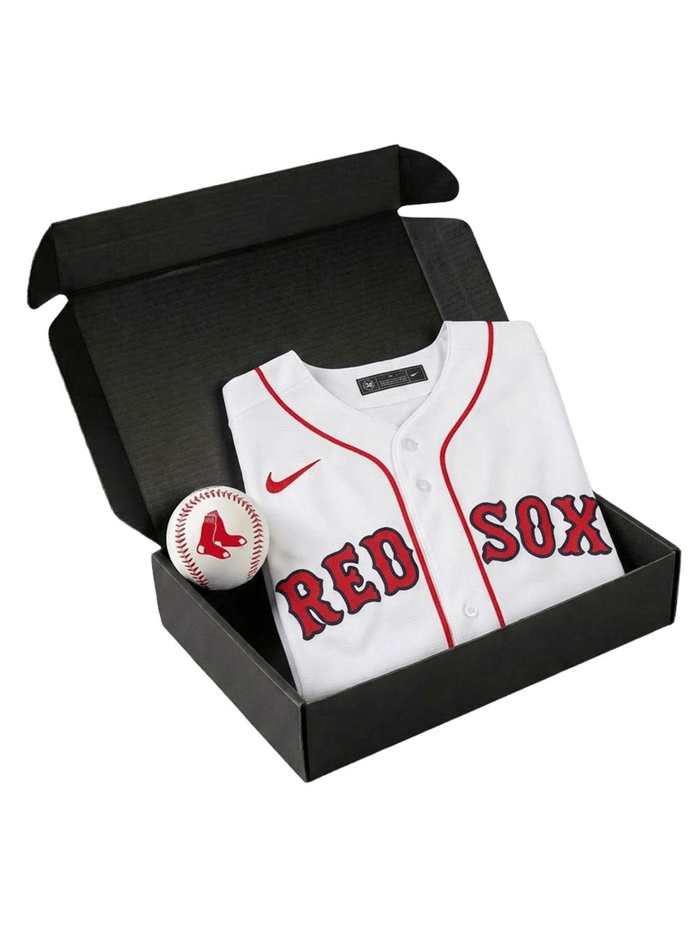 US Sports HQ Gift Boxes Boston Red Sox MLB Jersey & Ball Gift Box