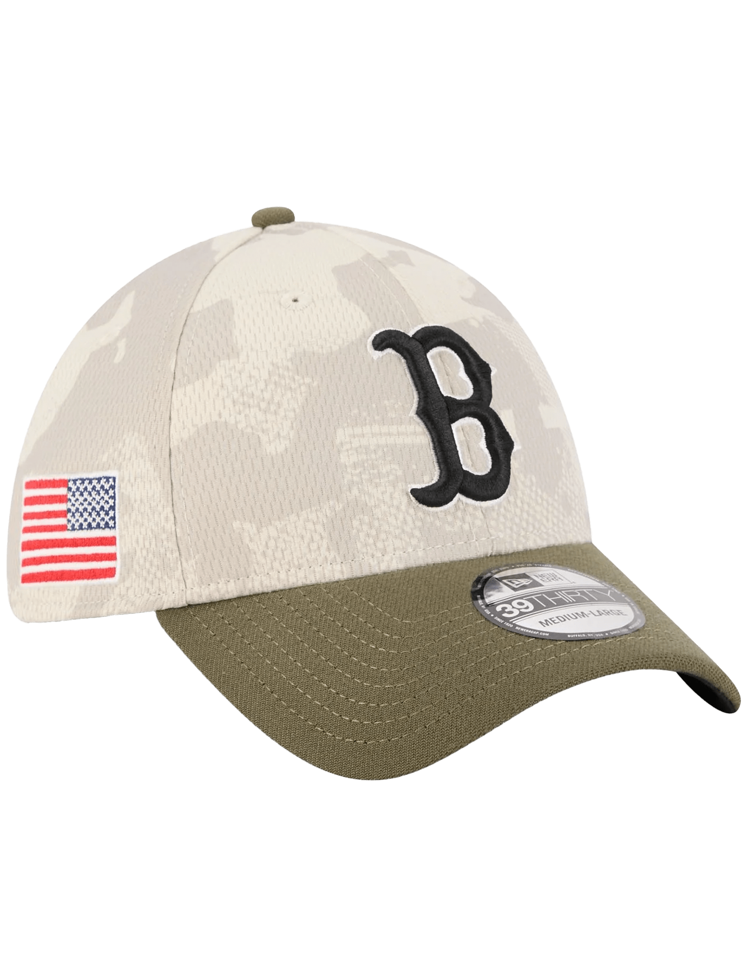 New Era Caps Boston Red Sox New Era MLB Armed Forces 2025 39THIRTY Stretch-Fit Hat