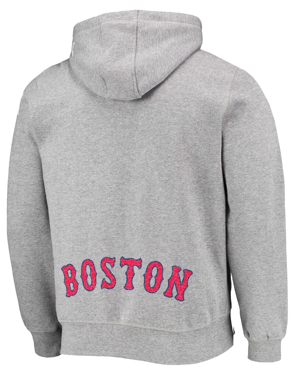 New Era Jumpers Boston Red Sox New Era MLB Gradient Arch Hoodie Jumper - Grey