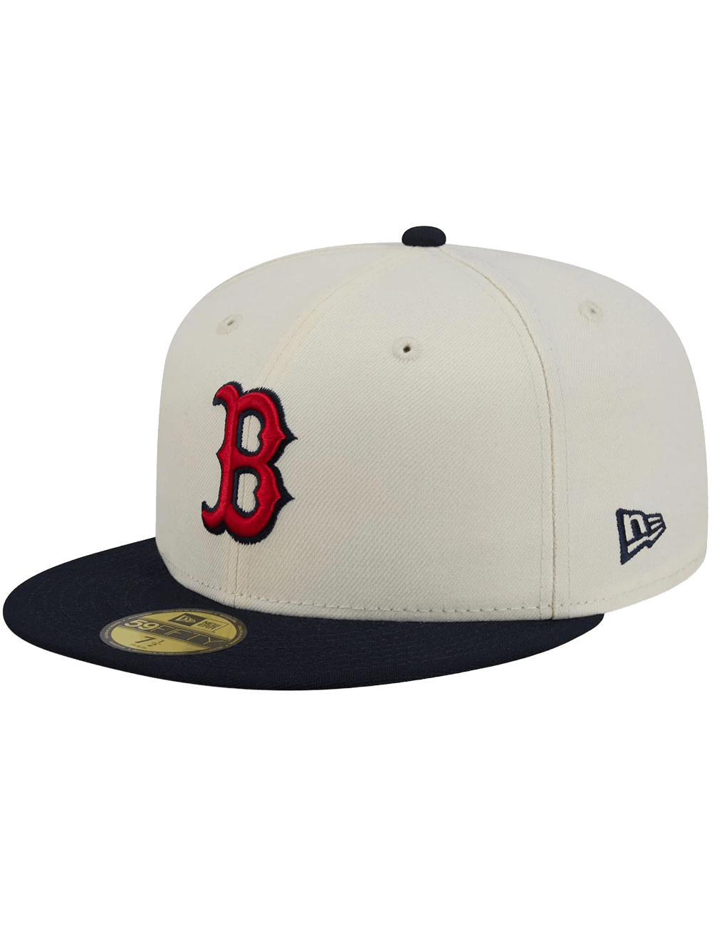 New Era Caps Boston Red Sox New Era MLB Team 2 Tone 59FIFTY Fitted Hat - Chrome