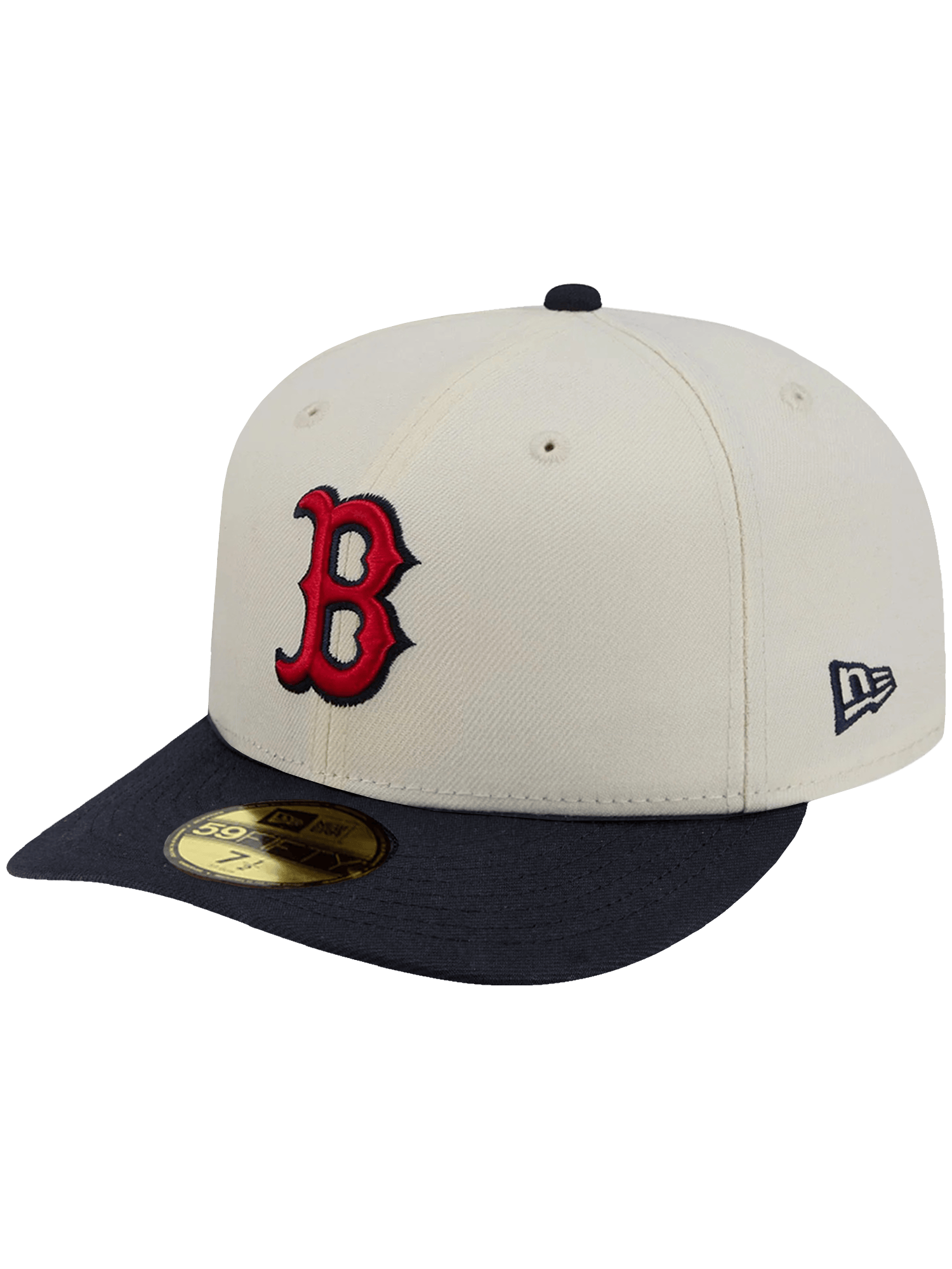 New Era Caps Boston Red Sox New Era MLB Team 2 Tone 59FIFTY Pre-Curved Fitted Hat - Chrome