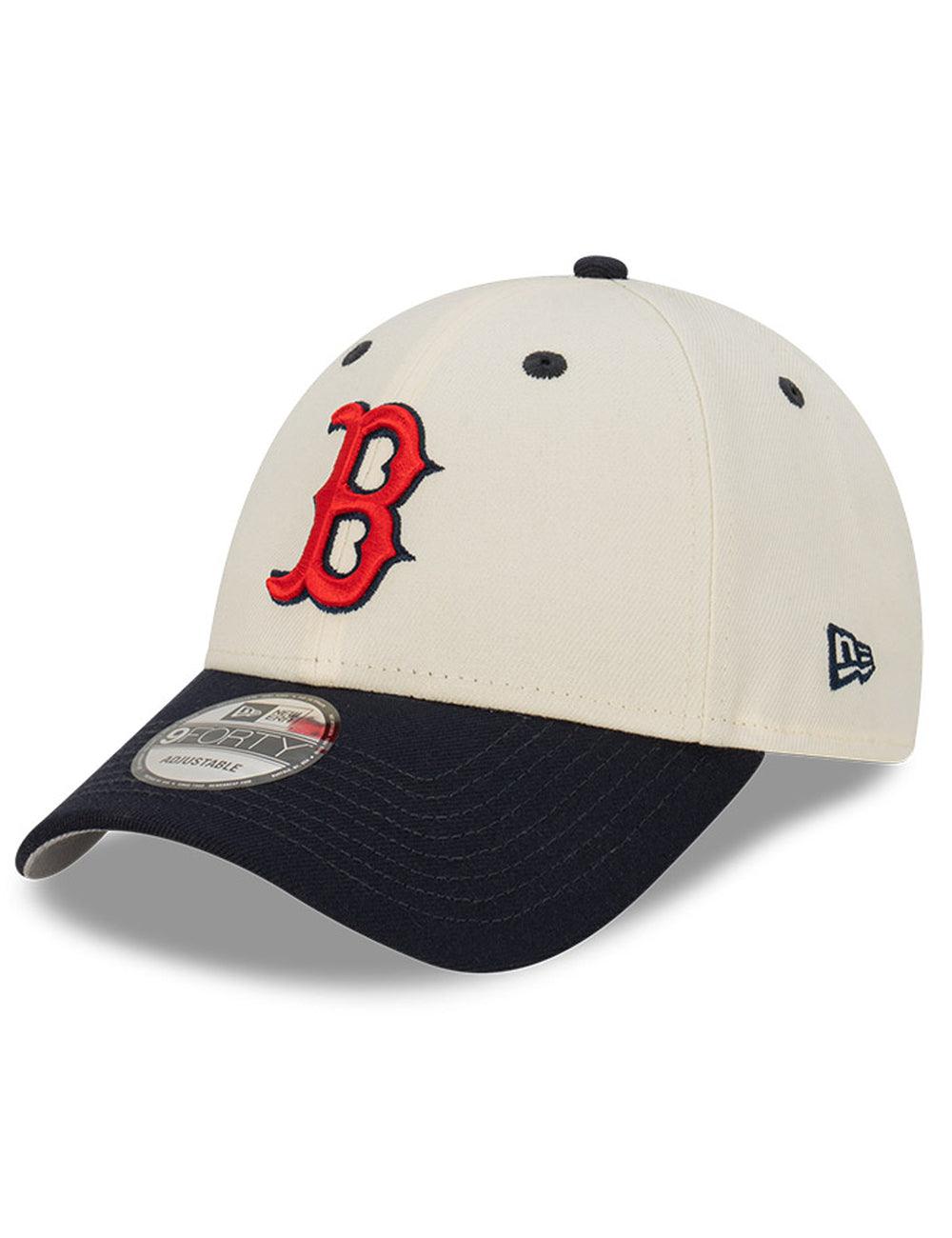 New Era Caps Boston Red Sox New Era MLB Team 2T 9FORTY Snapback Hat - Chrome White