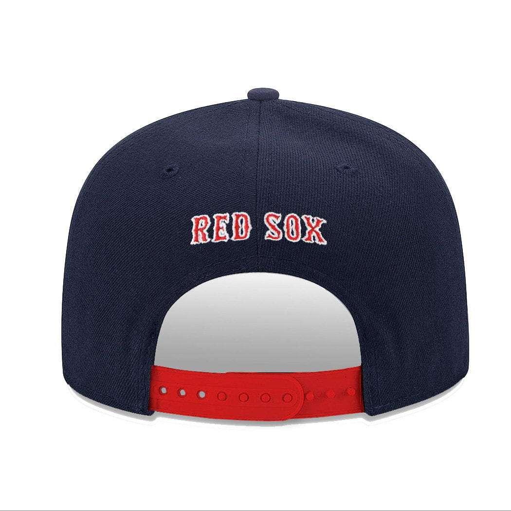 New Era Caps Boston Red Sox New Era MLB Team 9FIFTY Pre-Curved Snapback Hat - Navy