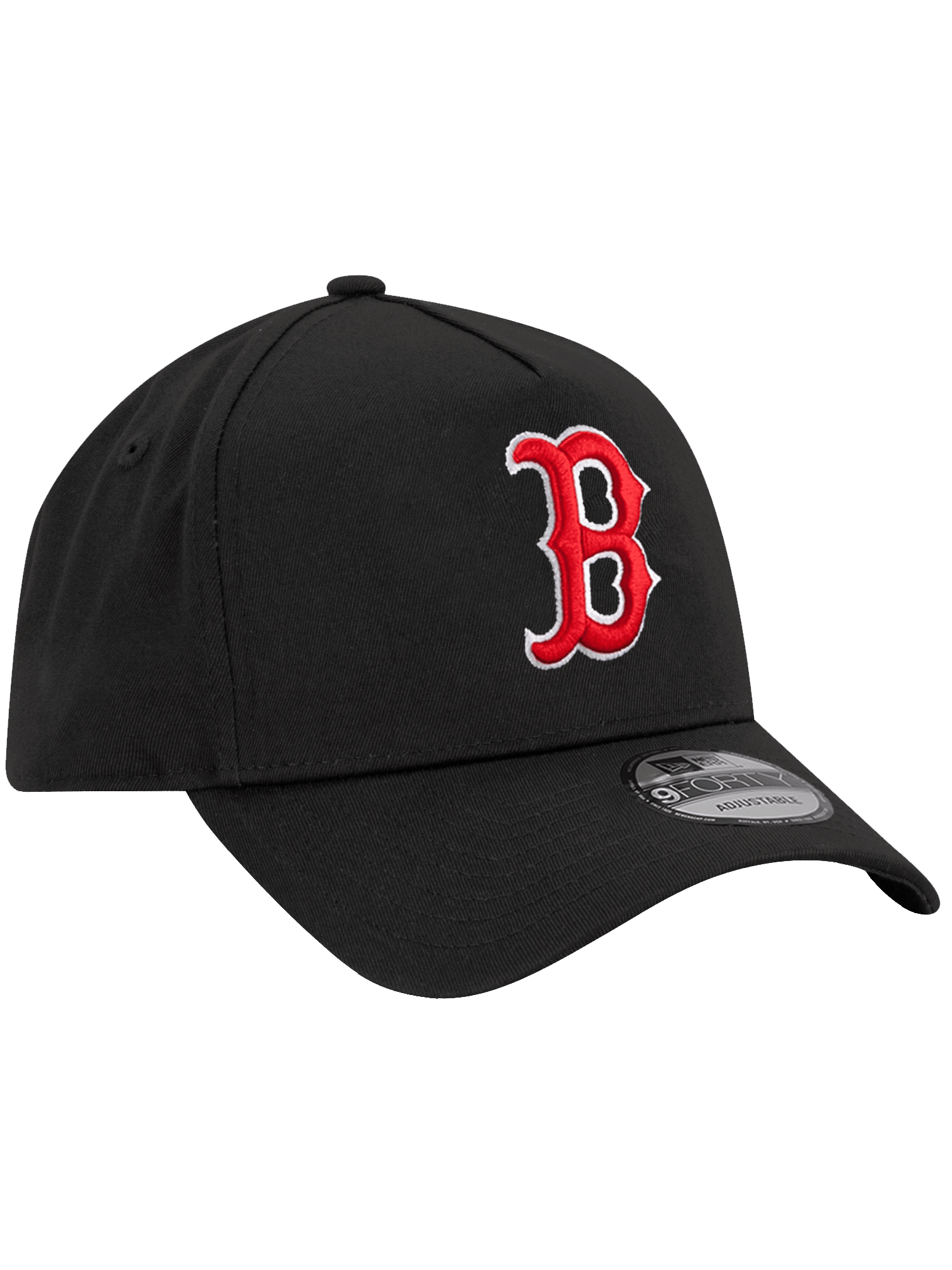 New Era Caps Boston Red Sox New Era MLB Team 9FORTY A-Frame Snapback Hat - Black
