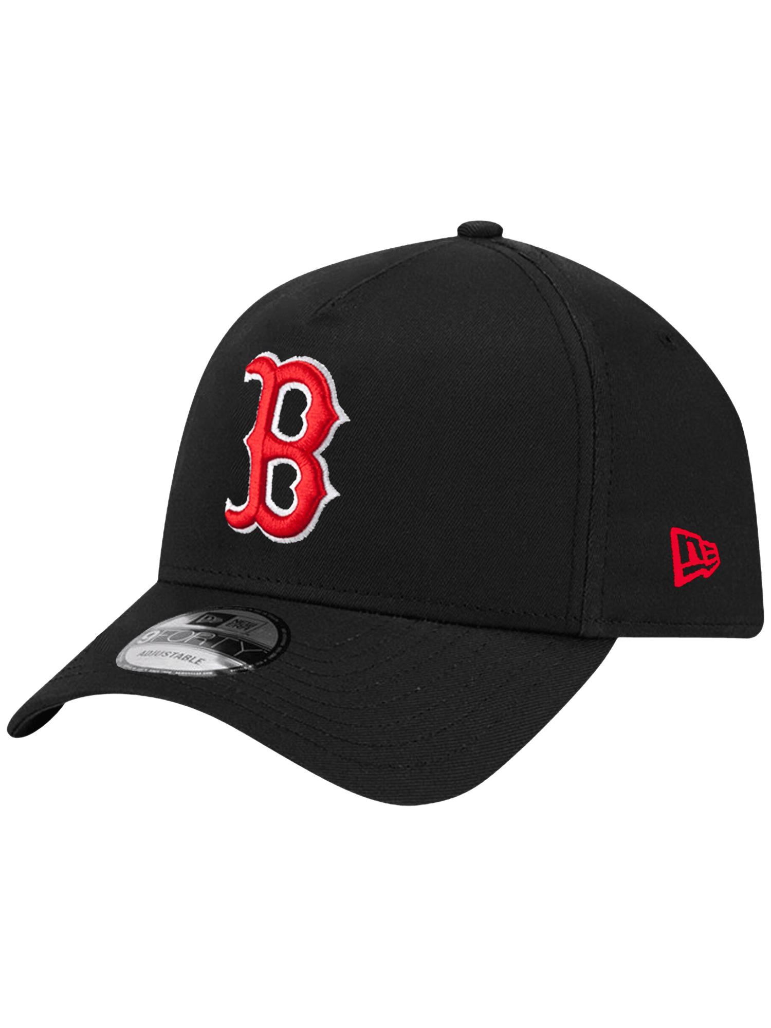 New Era Caps Boston Red Sox New Era MLB Team 9FORTY A-Frame Snapback Hat - Black