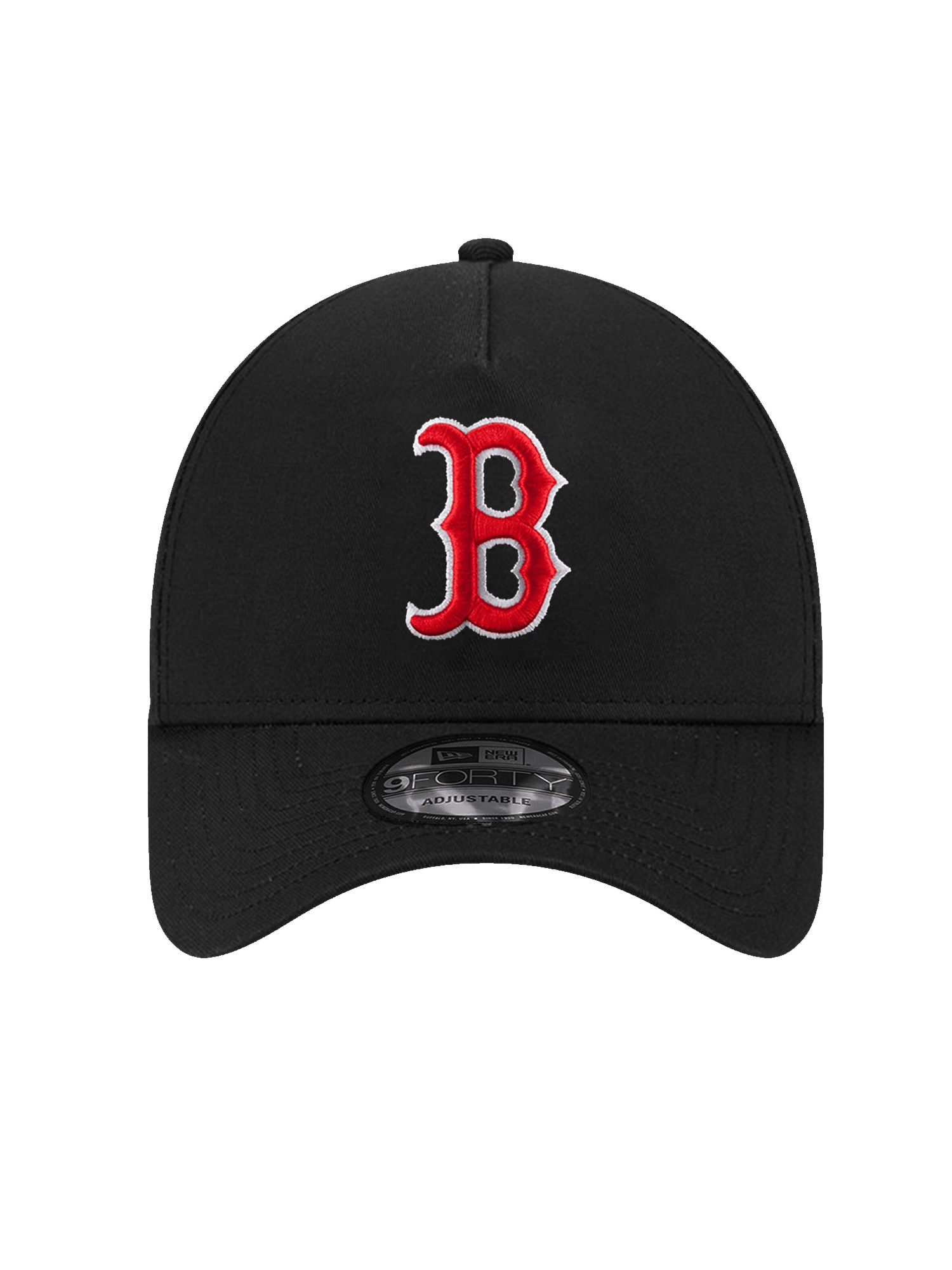 New Era Caps Boston Red Sox New Era MLB Team 9FORTY A-Frame Snapback Hat - Black