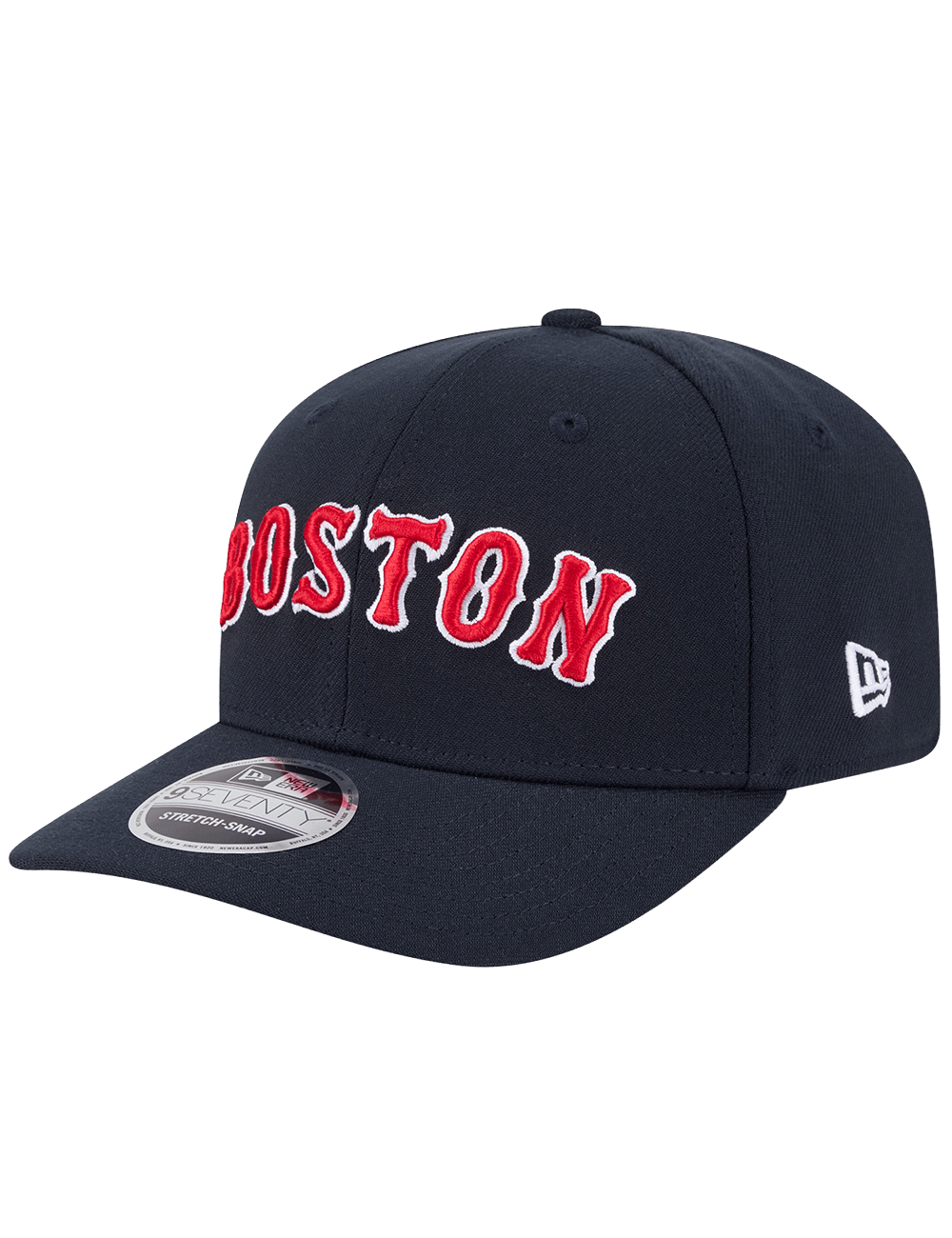 New Era Caps OSFA Boston Red Sox New Era MLB Wordmark 9SEVENTY Stretch-Snapback Hat - Navy