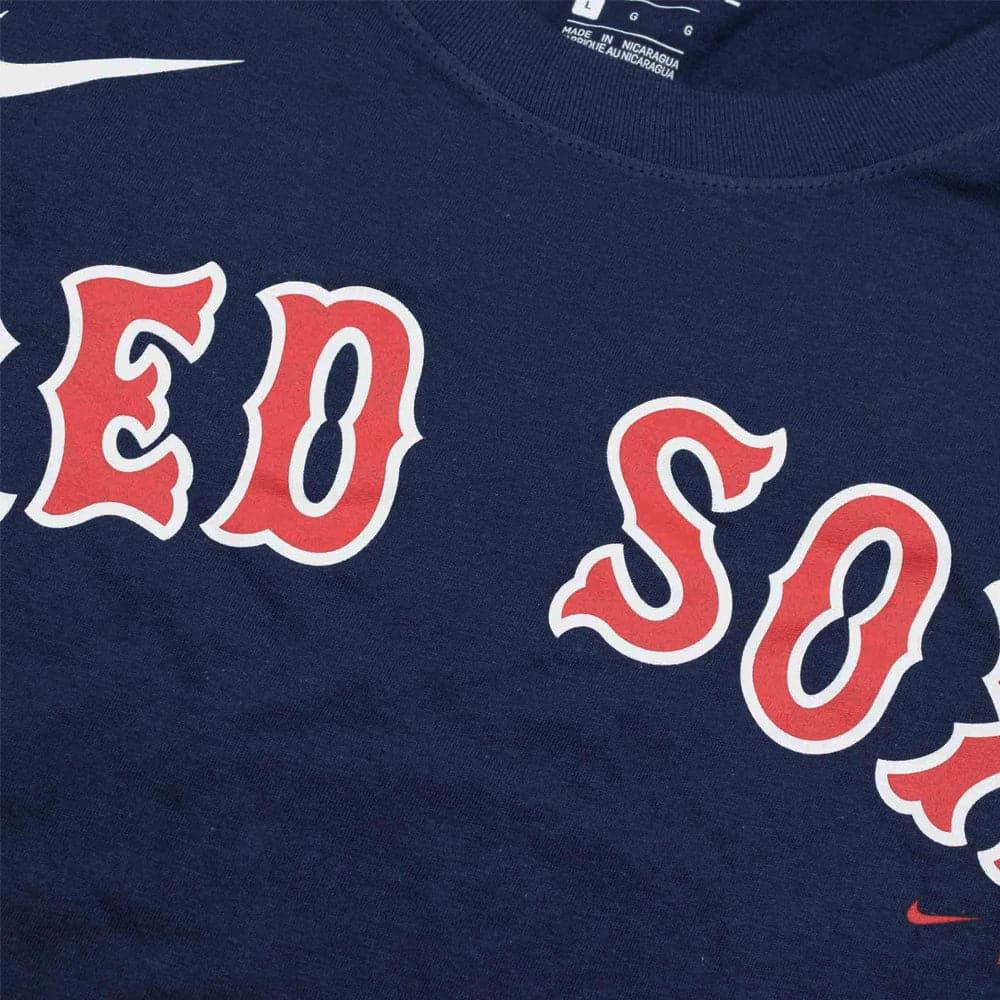 Nike T-Shirts Boston Red Sox Nike MLB Team Wordmark T-Shirt - Navy
