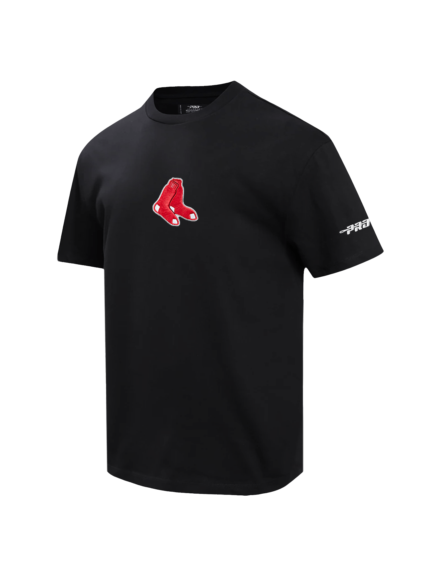 Pro Standard T-Shirts Boston Red Sox Pro Standard MLB Icon Drop Shoulder T-Shirt - Black