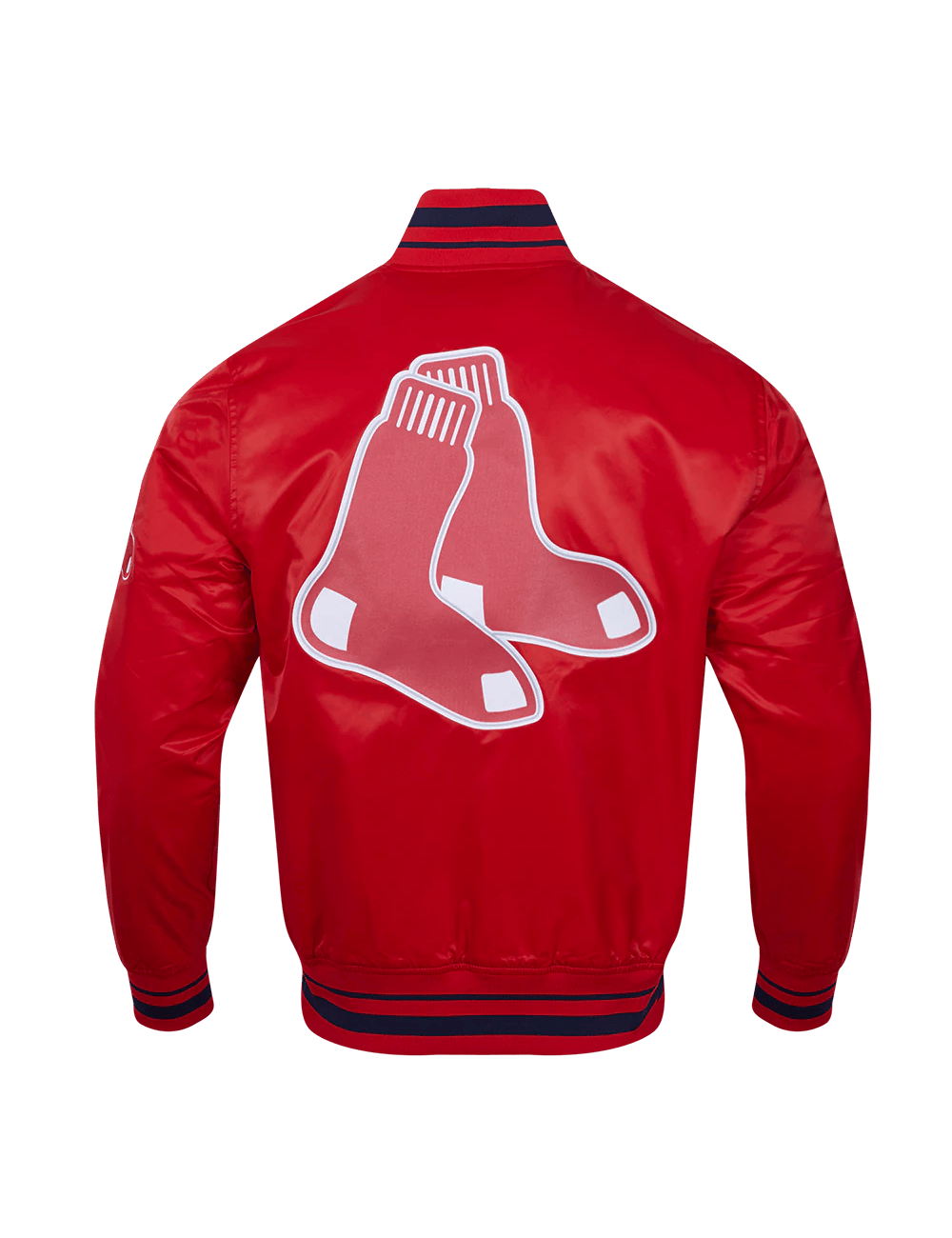 Pro Standard Jackets Boston Red Sox Pro Standard MLB Script Tail Lightweight Satin Jacket - Red