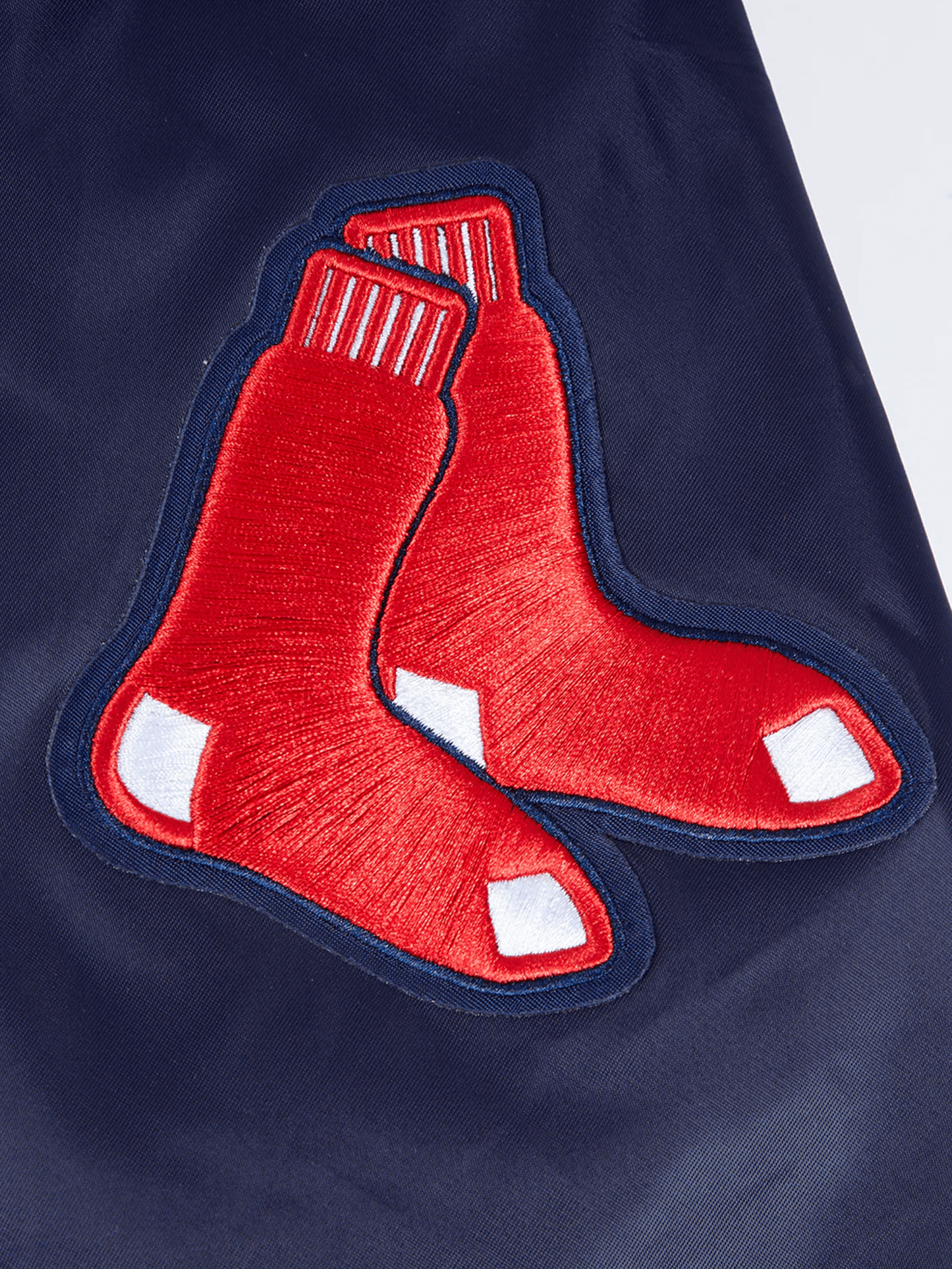 Pro Standard Jackets Boston Red Sox Pro Standard MLB Team Classic Satin Button Jacket - Navy