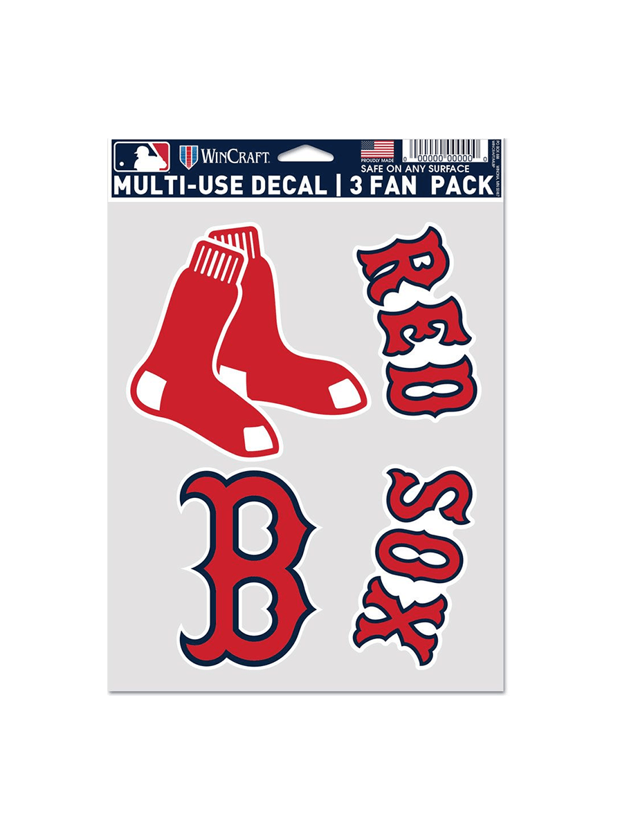 Wincraft Accessories Boston Red Sox Wincraft MLB Team 3 Piece 5” x 7” Decal Set