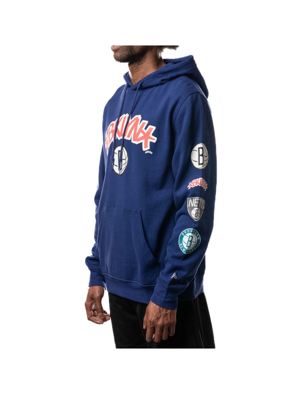 New Era Jumpers Brooklyn Nets New Era NBA 24 City Edition Hoodie Jumper - Blue