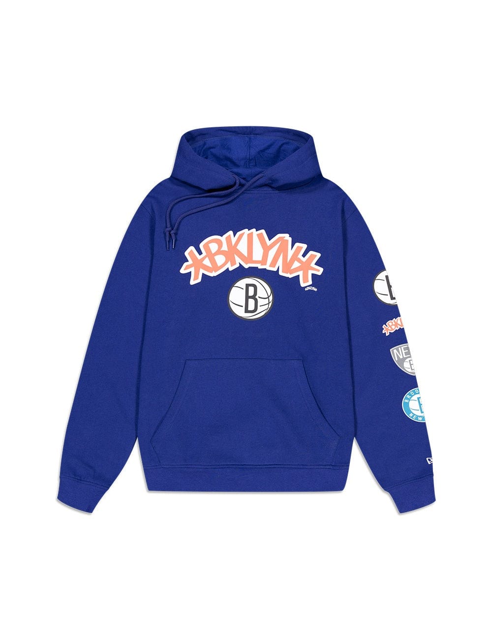 New Era Jumpers Brooklyn Nets New Era NBA 24 City Edition Hoodie Jumper - Blue