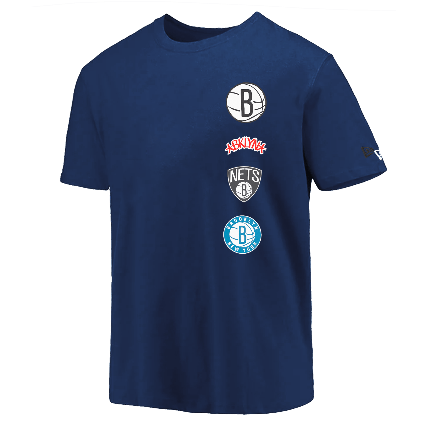 New Era T-Shirts Brooklyn Nets New Era NBA 24 City Edition T-Shirt - Blue