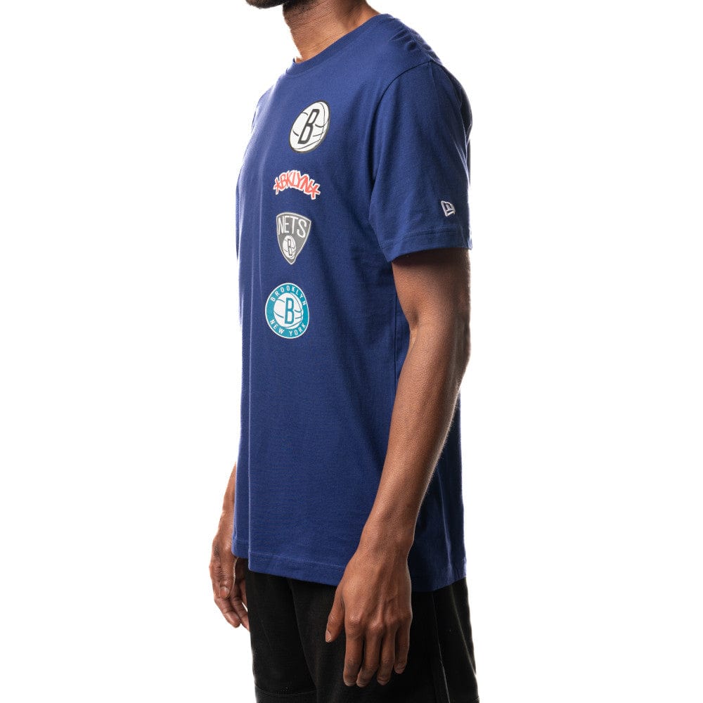 New Era T-Shirts Brooklyn Nets New Era NBA 24 City Edition T-Shirt - Blue