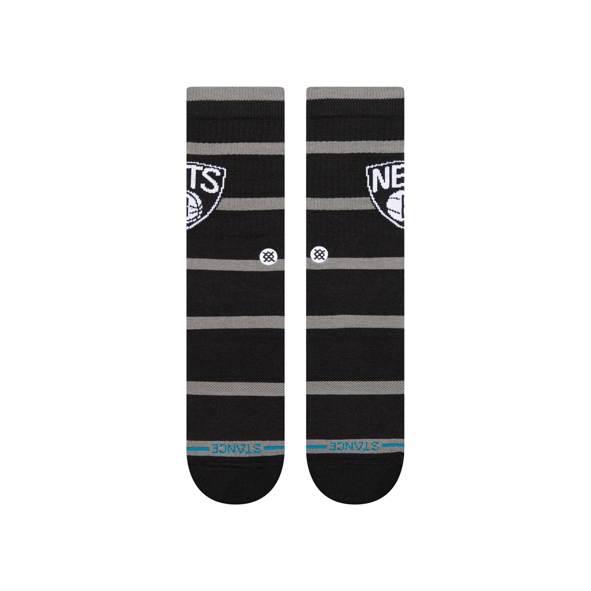 Stance Socks Large (9-12 US) Brooklyn Nets Stance NBA Team Prep Crew Socks