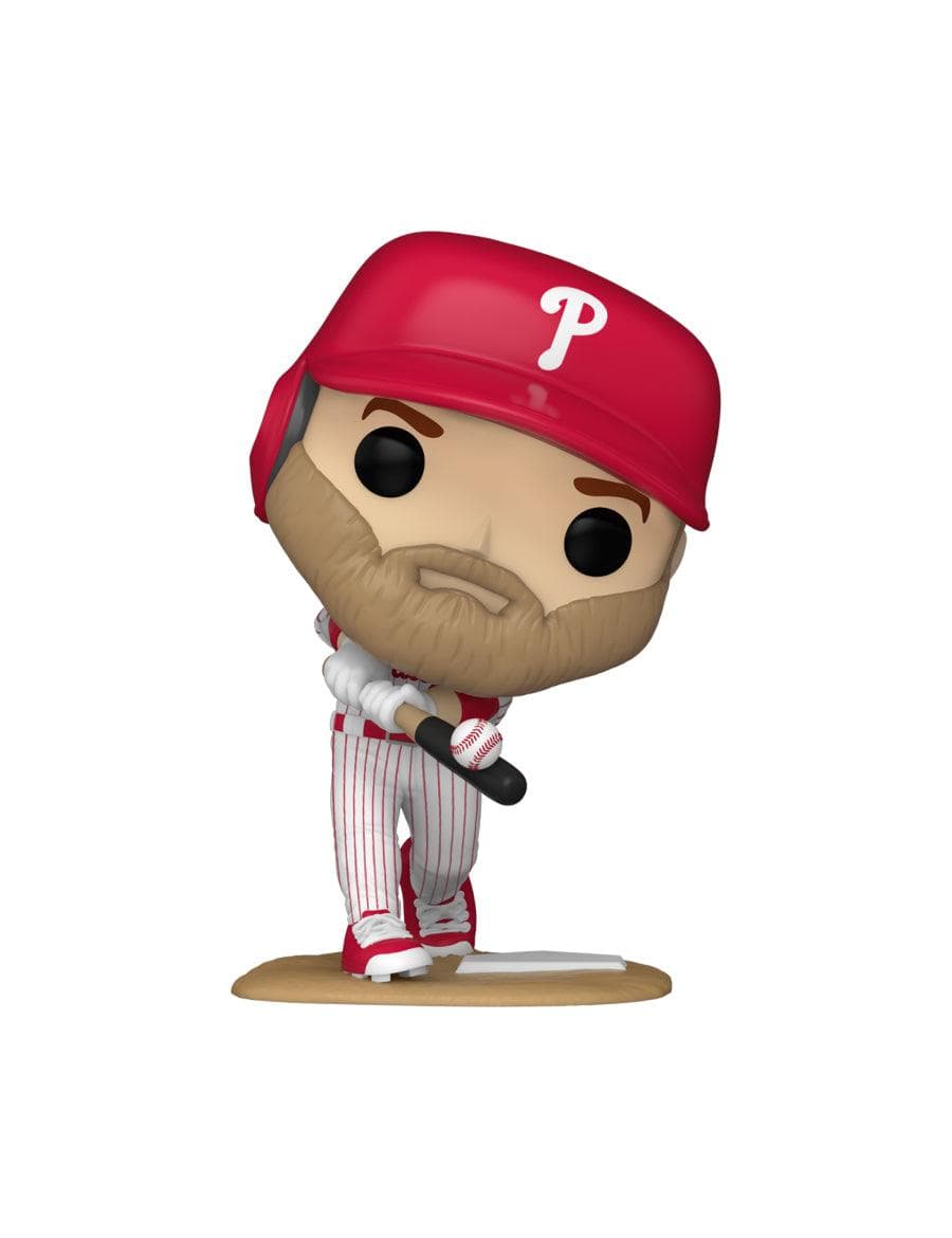 Funko Figures Bryce Harper Philadelphia Phillies Funko MLB #90 Pop Vinyl Figure - White