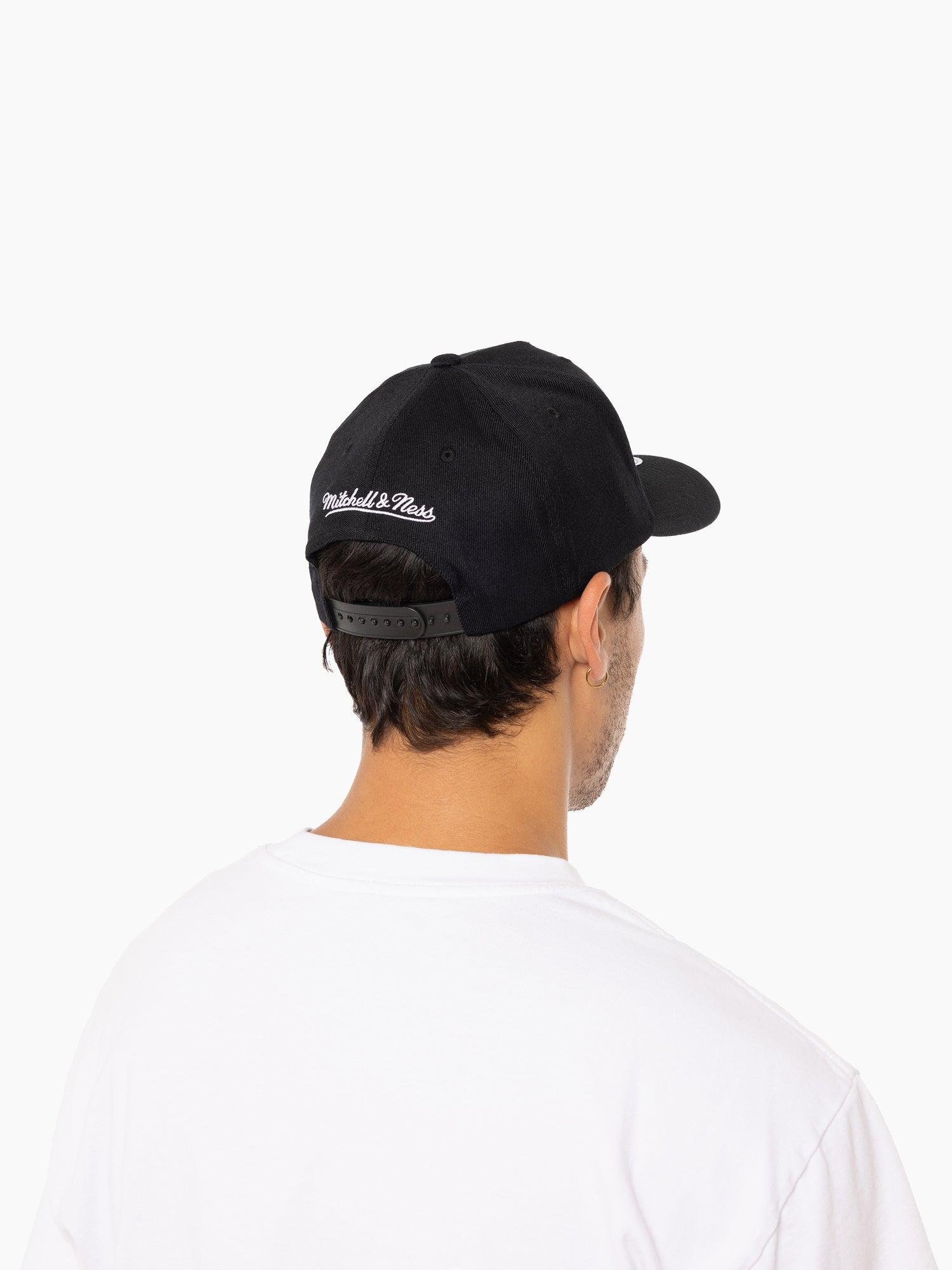 Mitchell And Ness Caps Buffalo Bills Mitchell & Ness NFL Throwback Classic Red Snapback Hat - Black