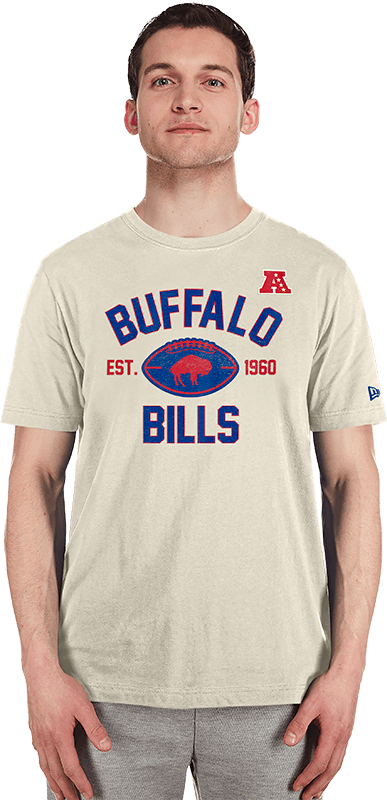 New Era T-Shirts Buffalo Bills New Era NFL 24 Sideline Historic T-Shirt - Stone
