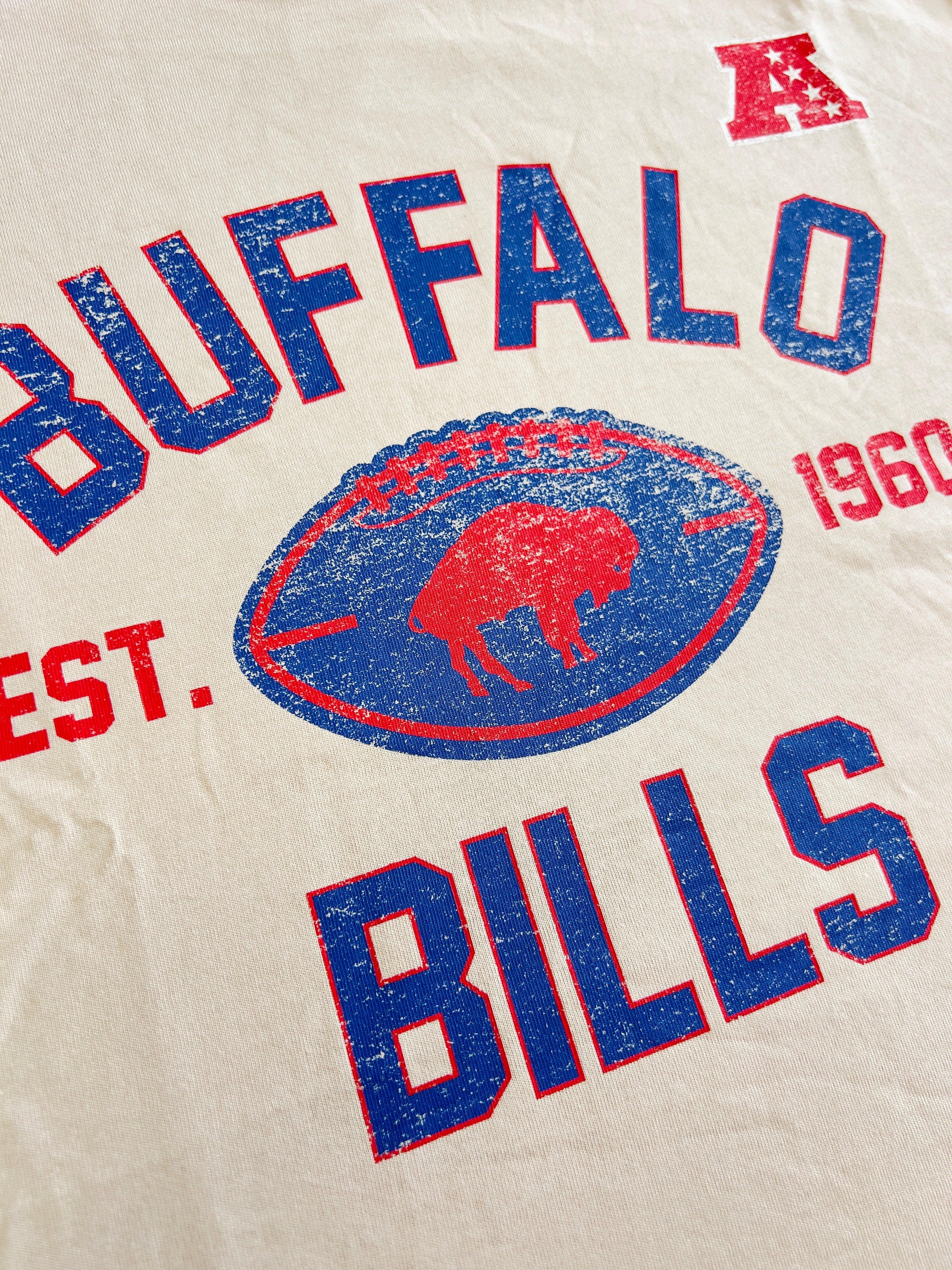 New Era T-Shirts Buffalo Bills New Era NFL 24 Sideline Historic T-Shirt - Stone