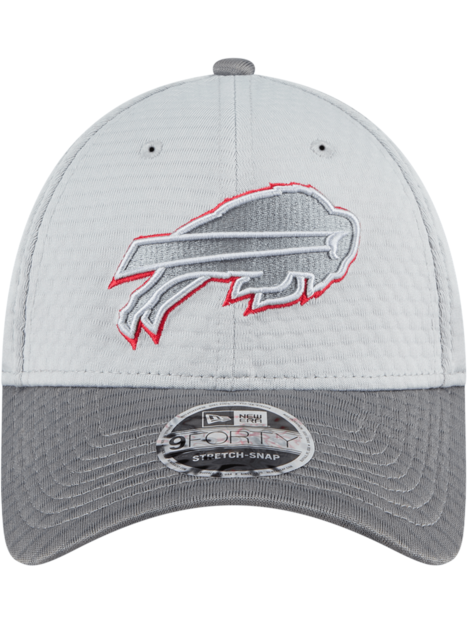 New Era Caps Buffalo Bills New Era NFL 24 Training 9FORTY Stretch-Snapback Hat - Grey