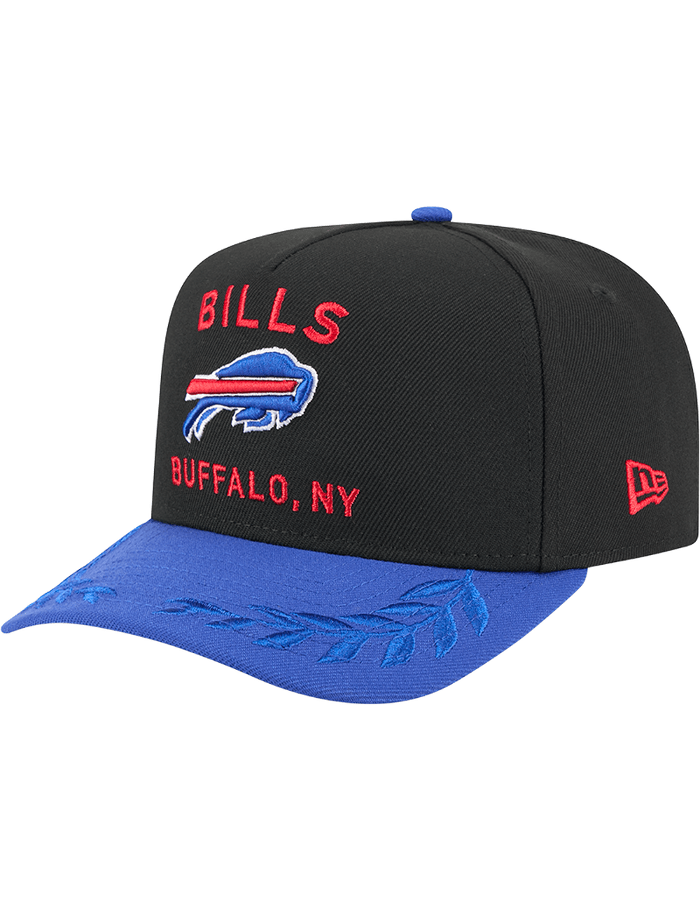 New Era Caps Buffalo Bills New Era NFL 25 Draft Pre-Curved 9FIFTY A-Frame Snapback Hat - Black