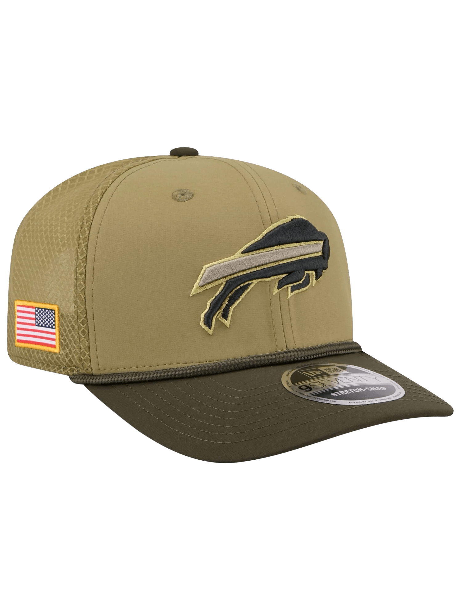 New Era Caps Buffalo Bills New Era NFL 25 Salute To Service 9SEVENTY Stretch-Snapback Hat