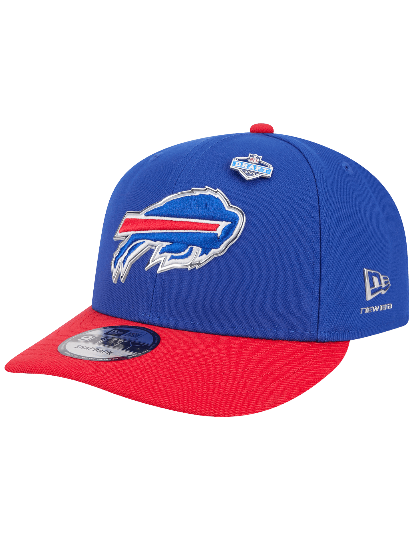 New Era Caps OSFM Buffalo Bills New Era NFL Draft 26 9FIFTY Pre-Curved Snapback Hat
