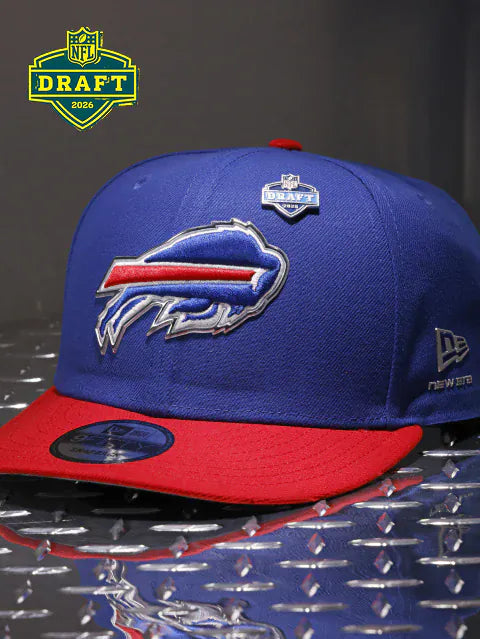 New Era Caps OSFM Buffalo Bills New Era NFL Draft 26 9FIFTY Pre-Curved Snapback Hat