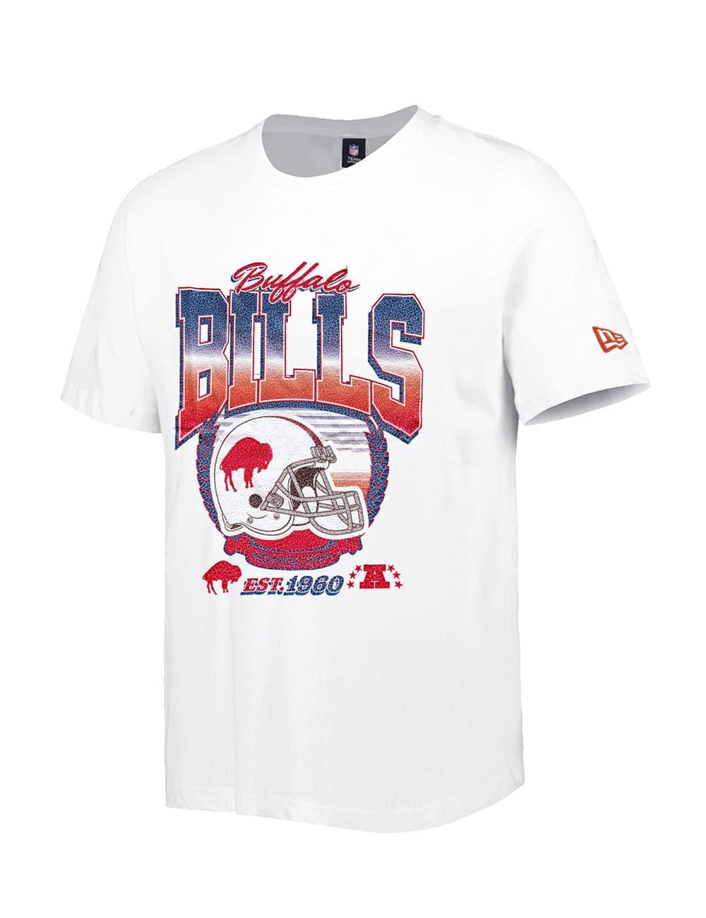New Era T-Shirts Buffalo Bills New Era NFL Helmet Crest T-Shirt - White